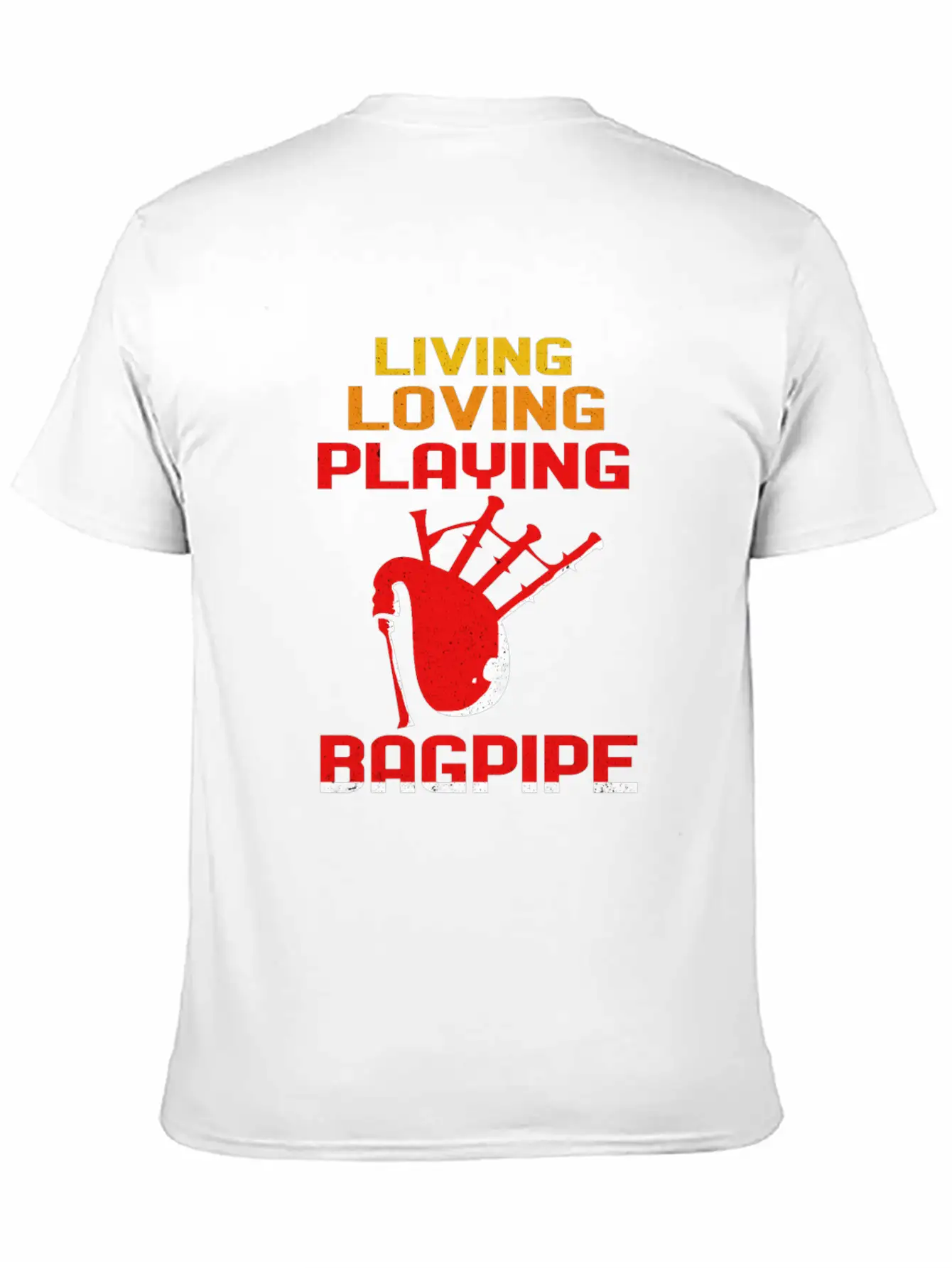 Bagpipes Stylish Everyday T-Shirt – Unisex Basic Cotton Tee