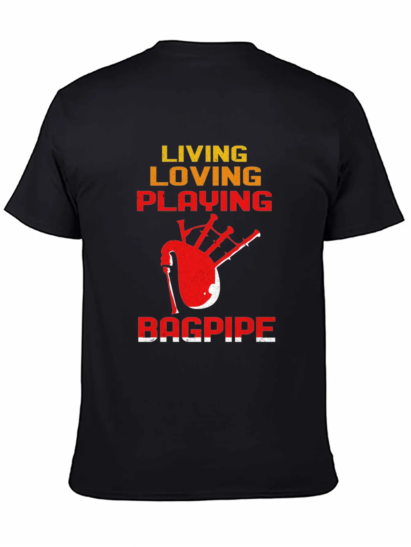 Bagpipes Stylish Everyday T-Shirt – Unisex Basic Cotton Tee