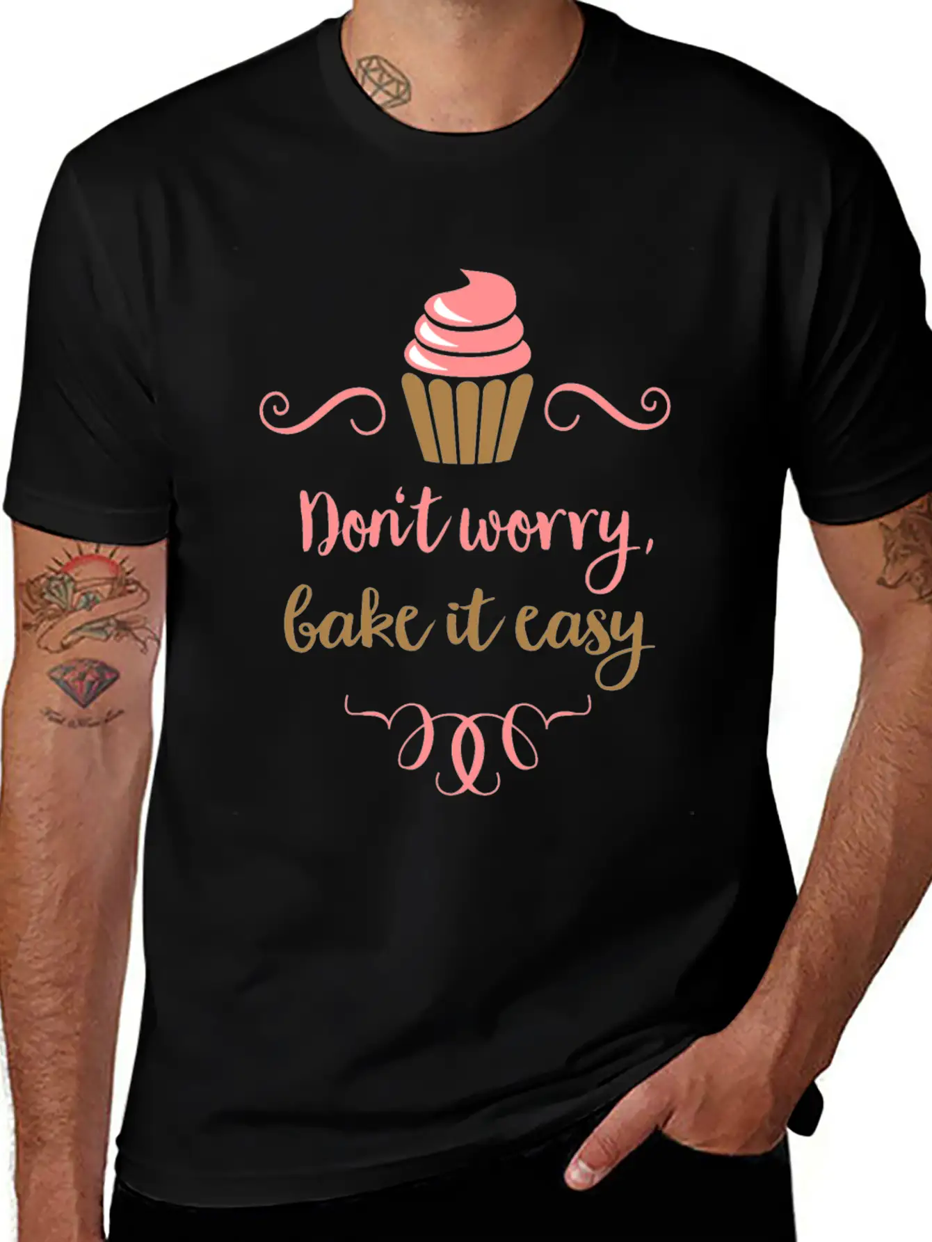 Baking Unisex Casual T-Shirt – Clean Design For Daily Comfort
