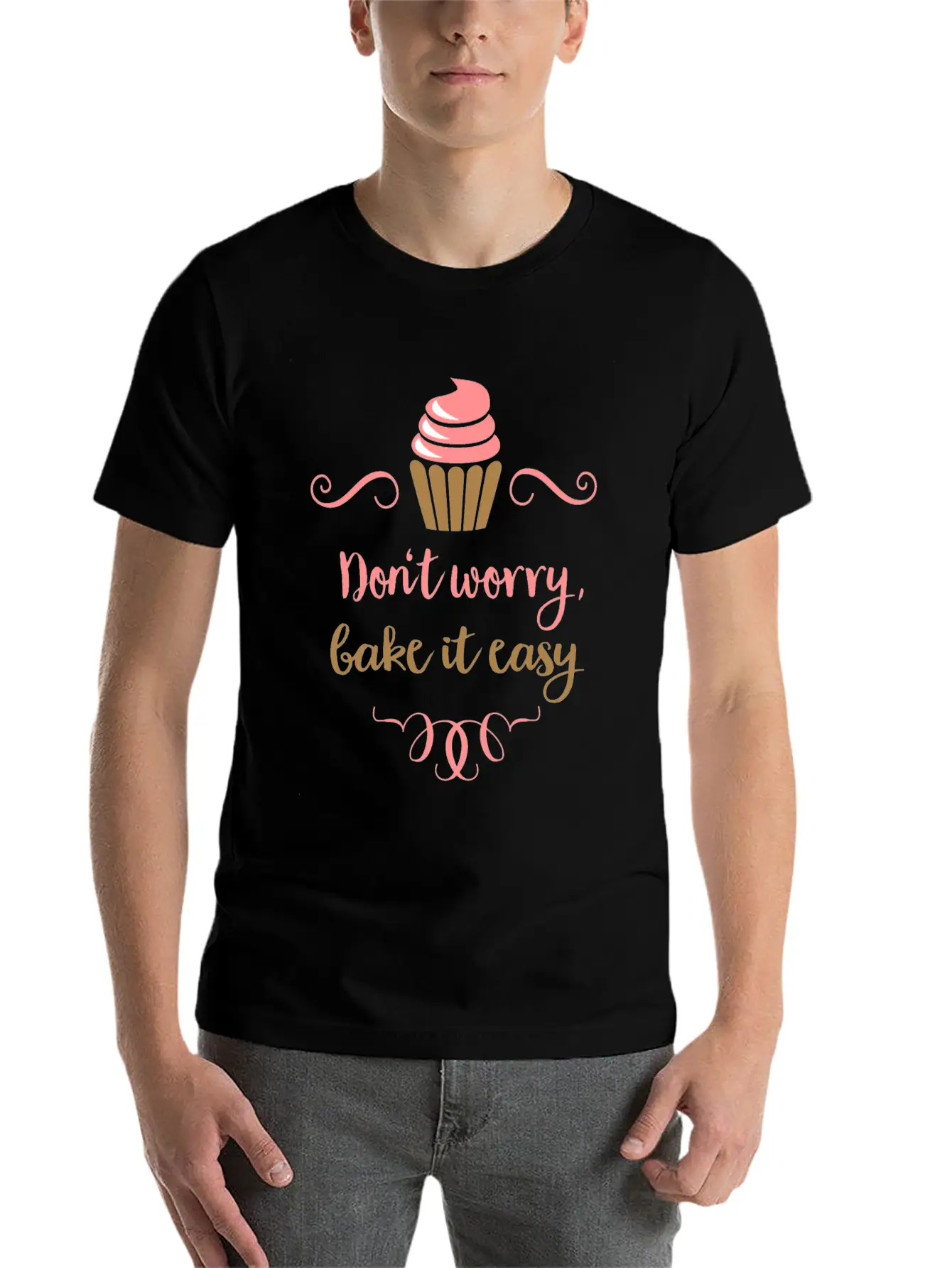 Baking Unisex Casual T-Shirt – Clean Design For Daily Comfort
