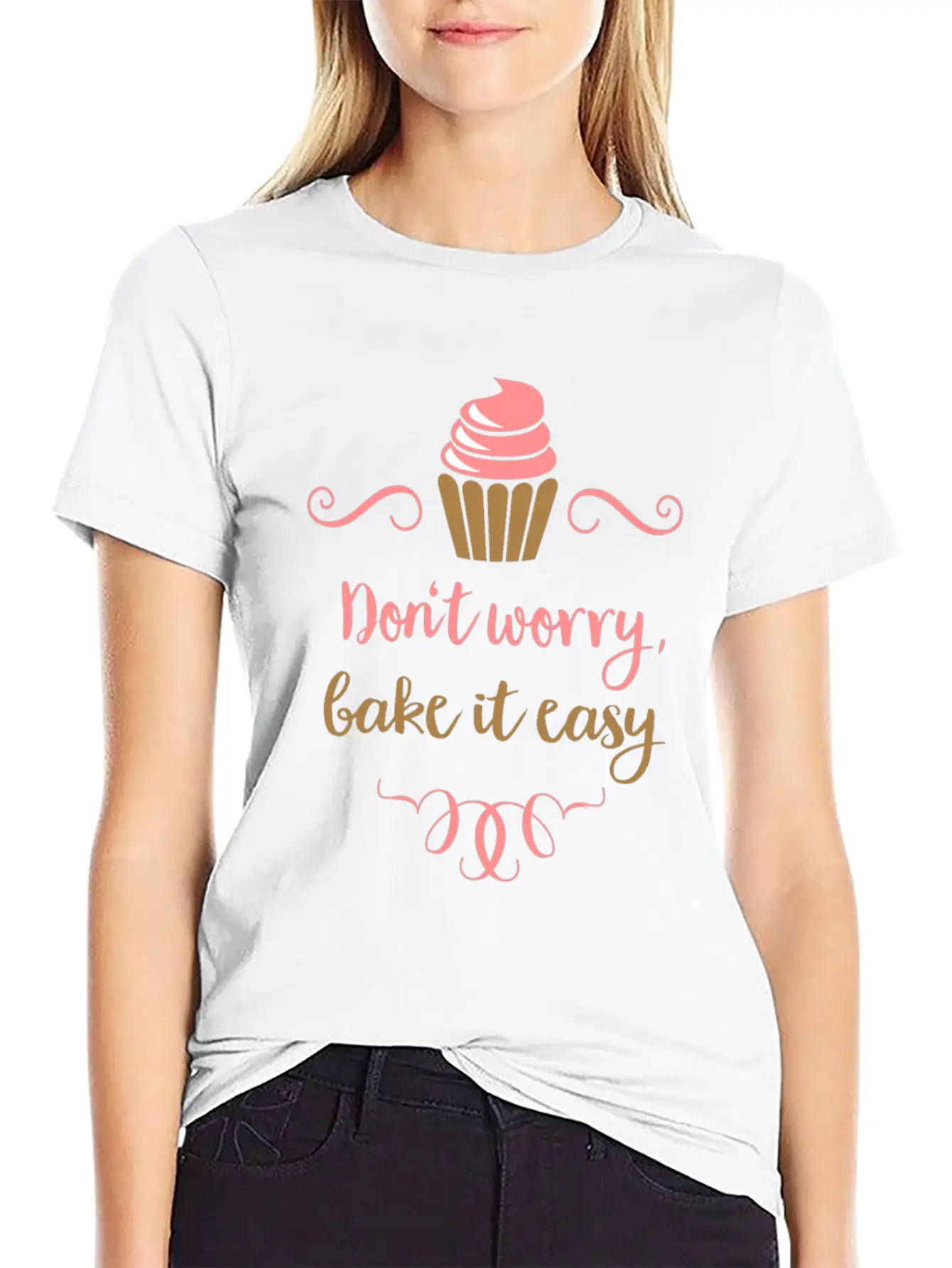 Baking Unisex Casual T-Shirt – Clean Design For Daily Comfort