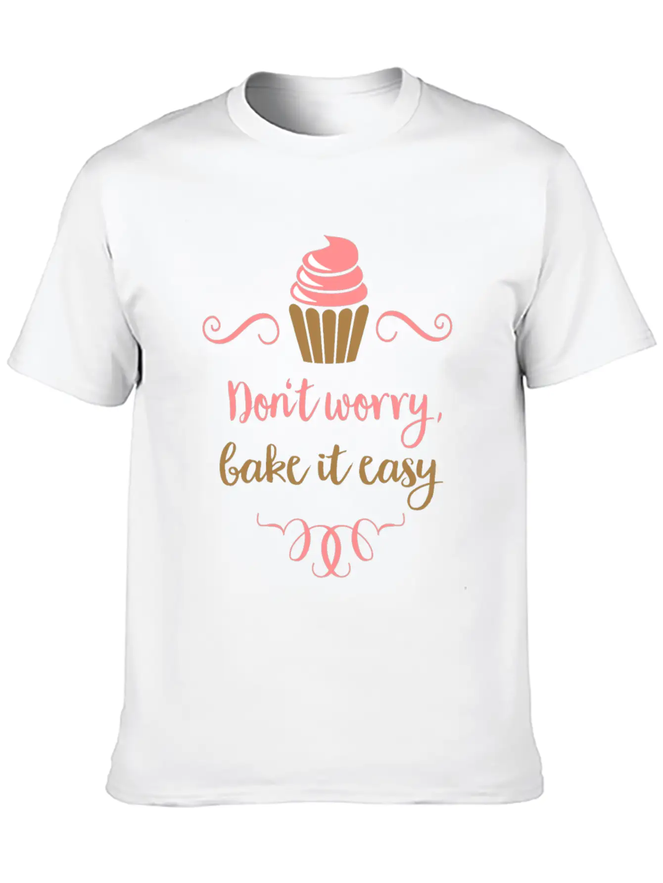 Baking Unisex Casual T-Shirt – Clean Design For Daily Comfort