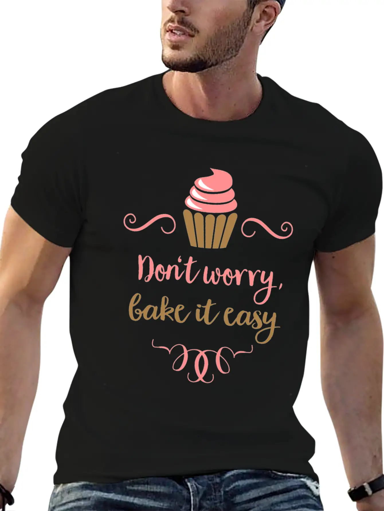 Baking Unisex Casual T-Shirt – Clean Design For Daily Comfort