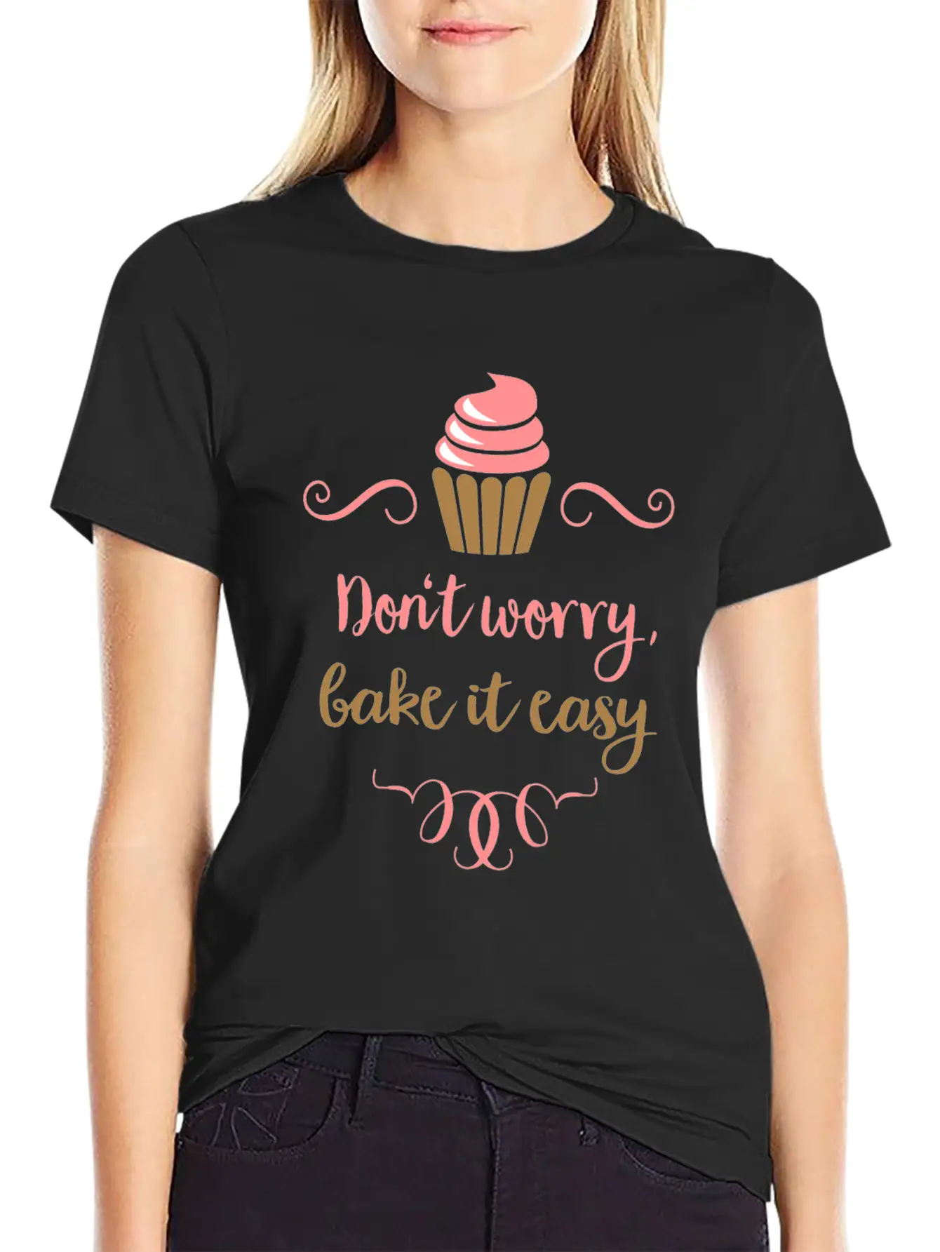 Baking Unisex Casual T-Shirt – Clean Design For Daily Comfort