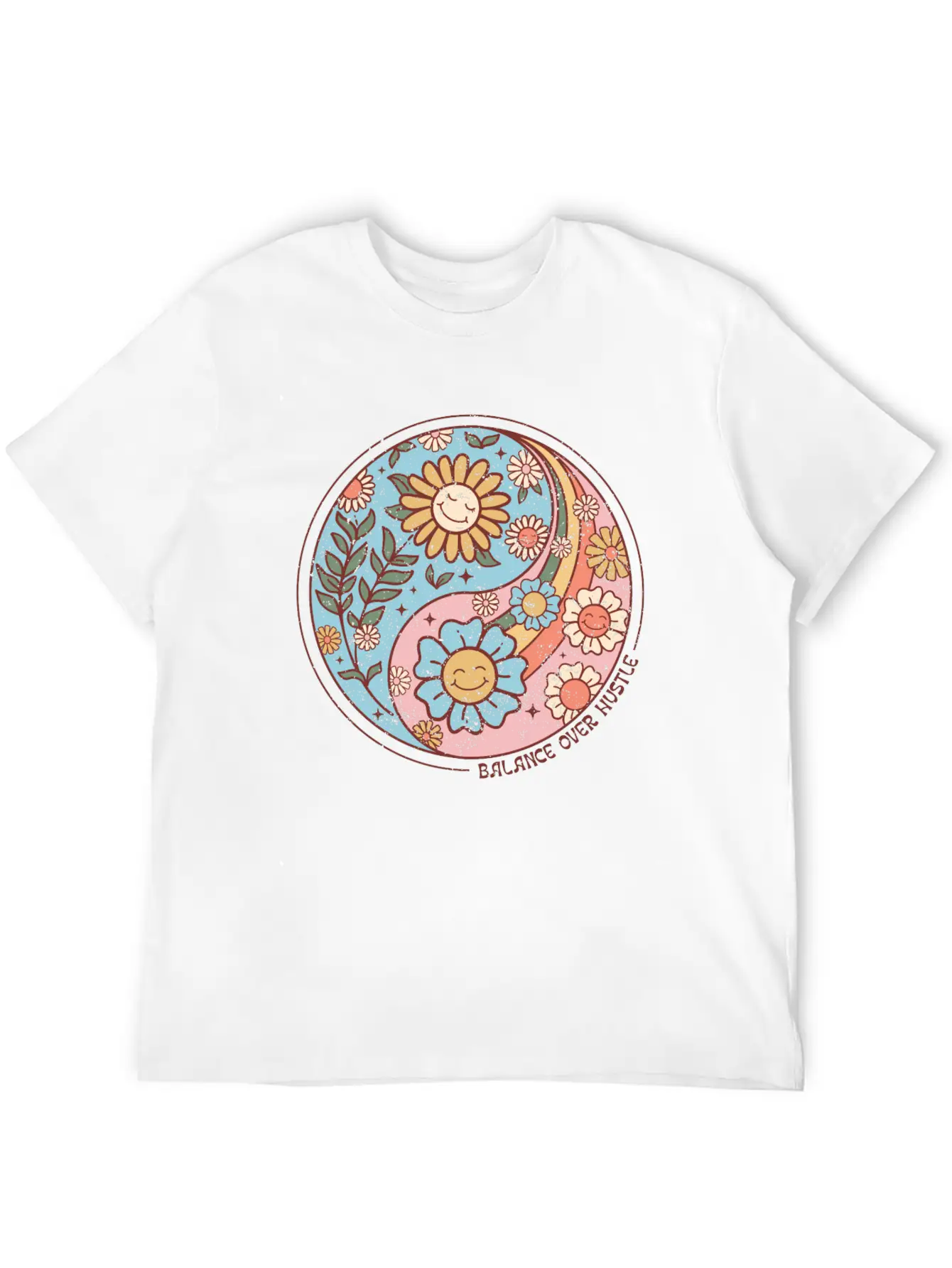 Balance Over Hustle Basic Graphic T-Shirt – Daily Comfort In Soft Cotton
