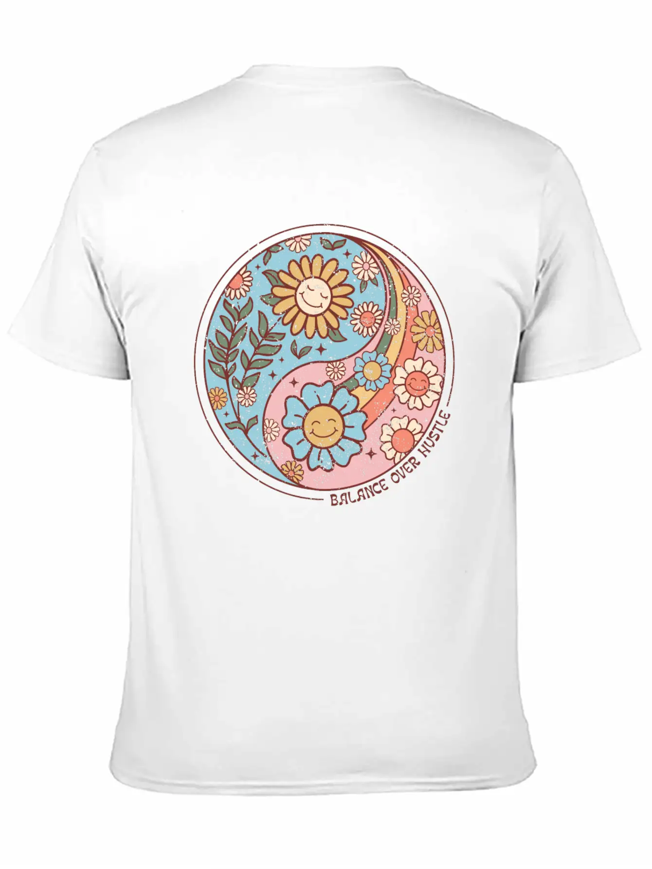 Balance Over Hustle Basic Graphic T-Shirt – Daily Comfort In Soft Cotton
