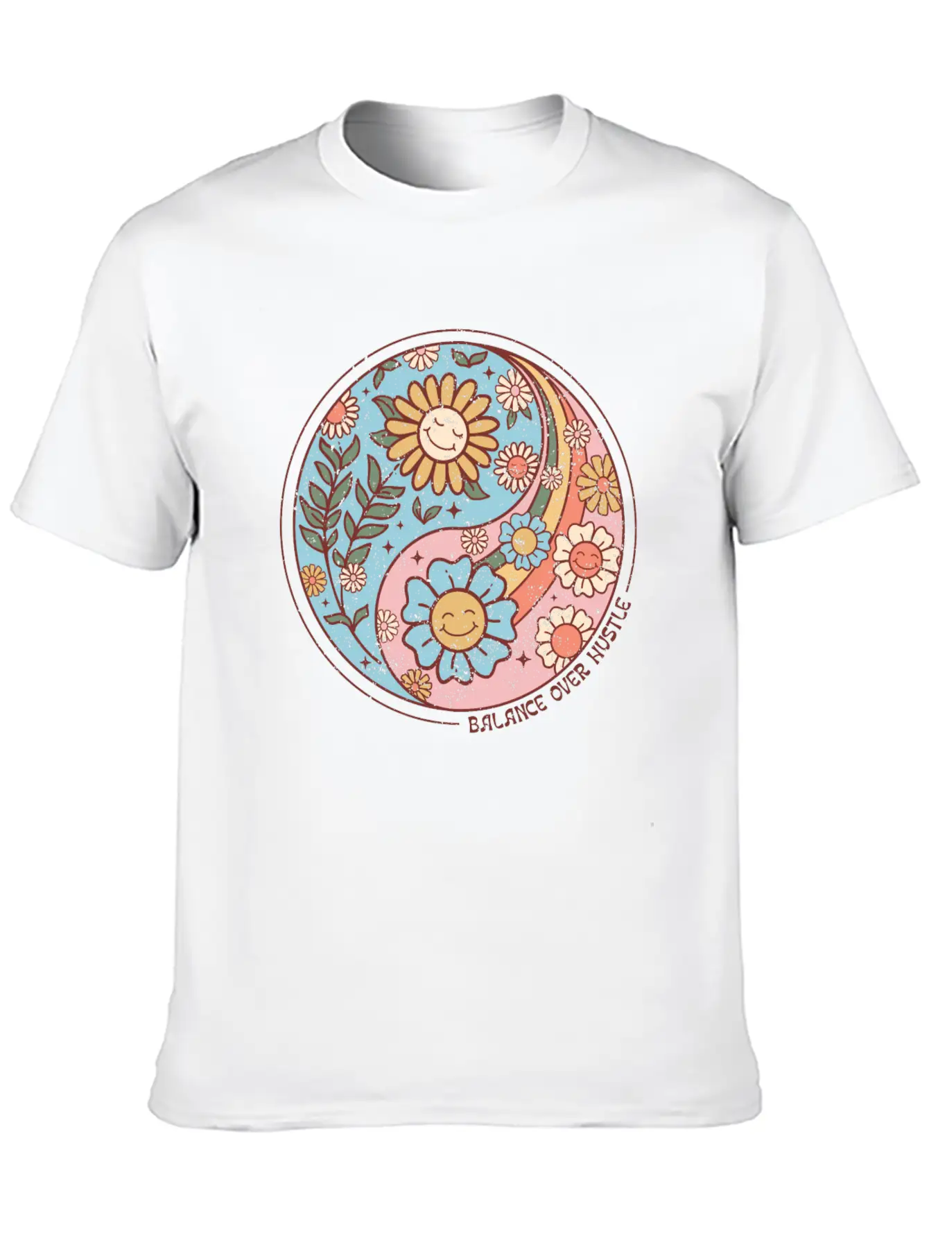 Balance Over Hustle Basic Graphic T-Shirt – Daily Comfort In Soft Cotton