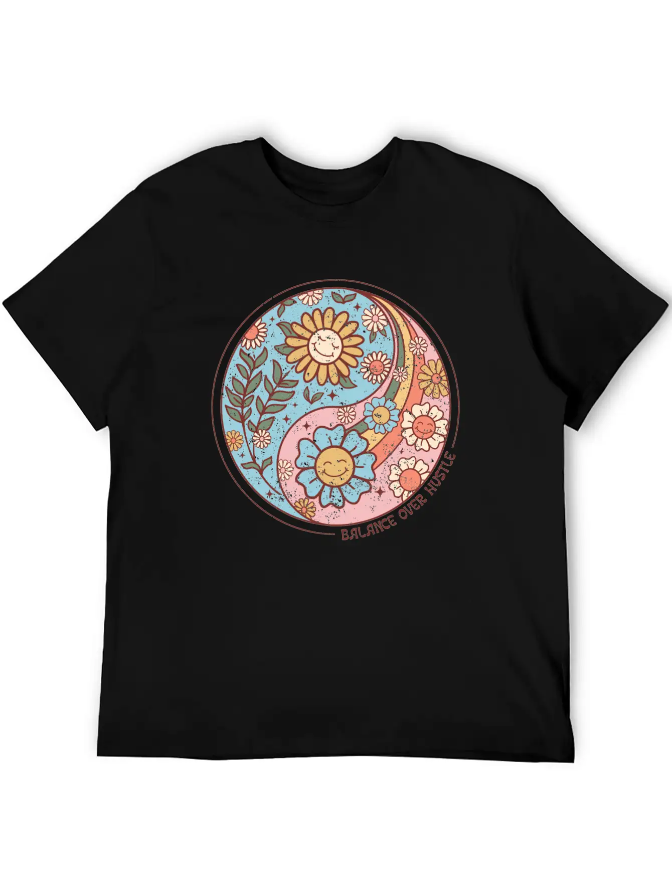 Balance Over Hustle Basic Graphic T-Shirt – Daily Comfort In Soft Cotton