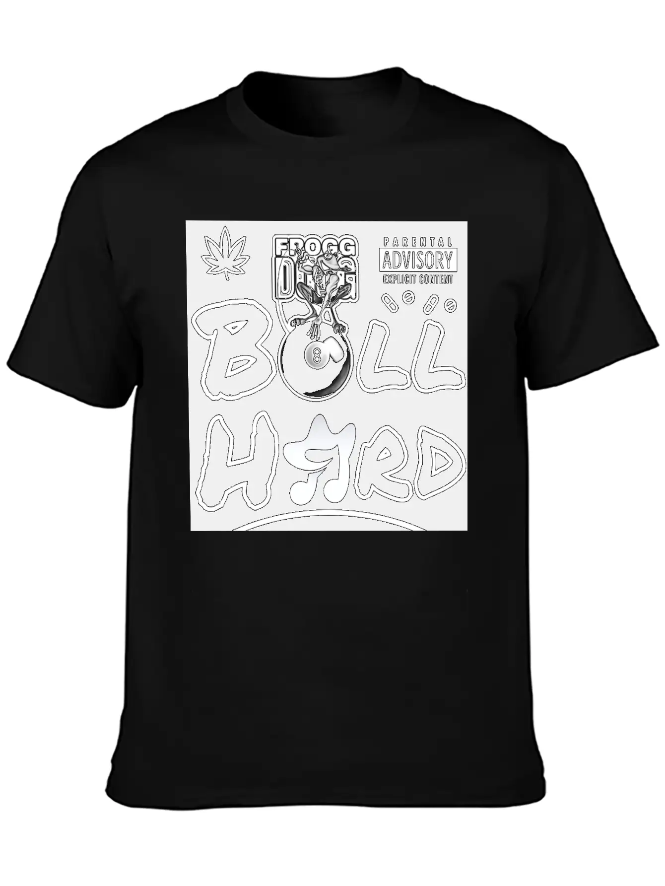Ball Hard Album Cover Basic Graphic T-Shirt – Daily Comfort In Soft Cotton