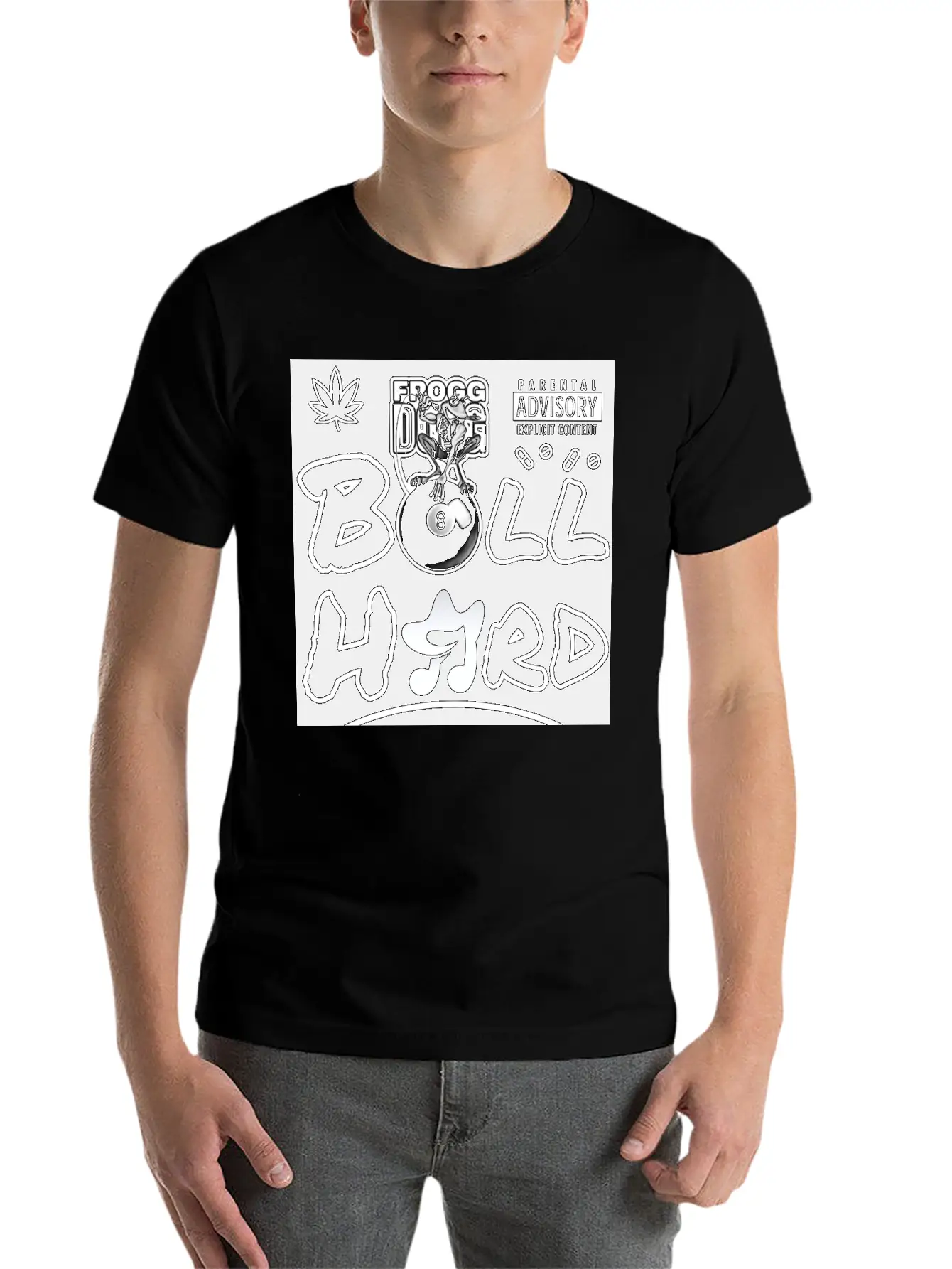 Ball Hard Album Cover Basic Graphic T-Shirt – Daily Comfort In Soft Cotton