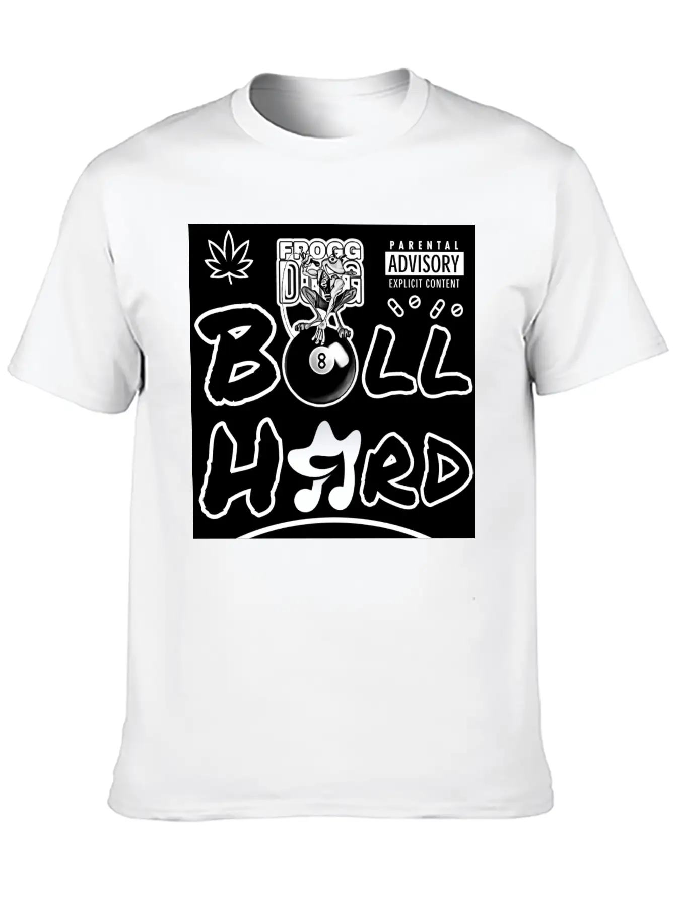 Ball Hard Album Cover Basic Graphic T-Shirt – Daily Comfort In Soft Cotton