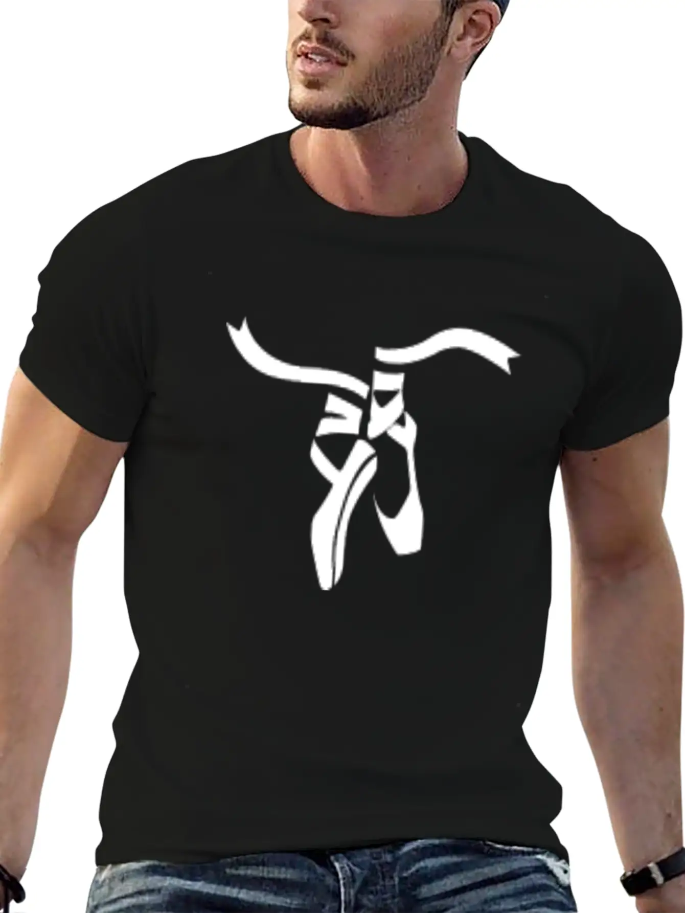 Ballet Ballerina Pointe Shoes Point Women Cute Dan Unisex Short Sleeve Soft Cotton T-Shirt – Casual Everyday Wear