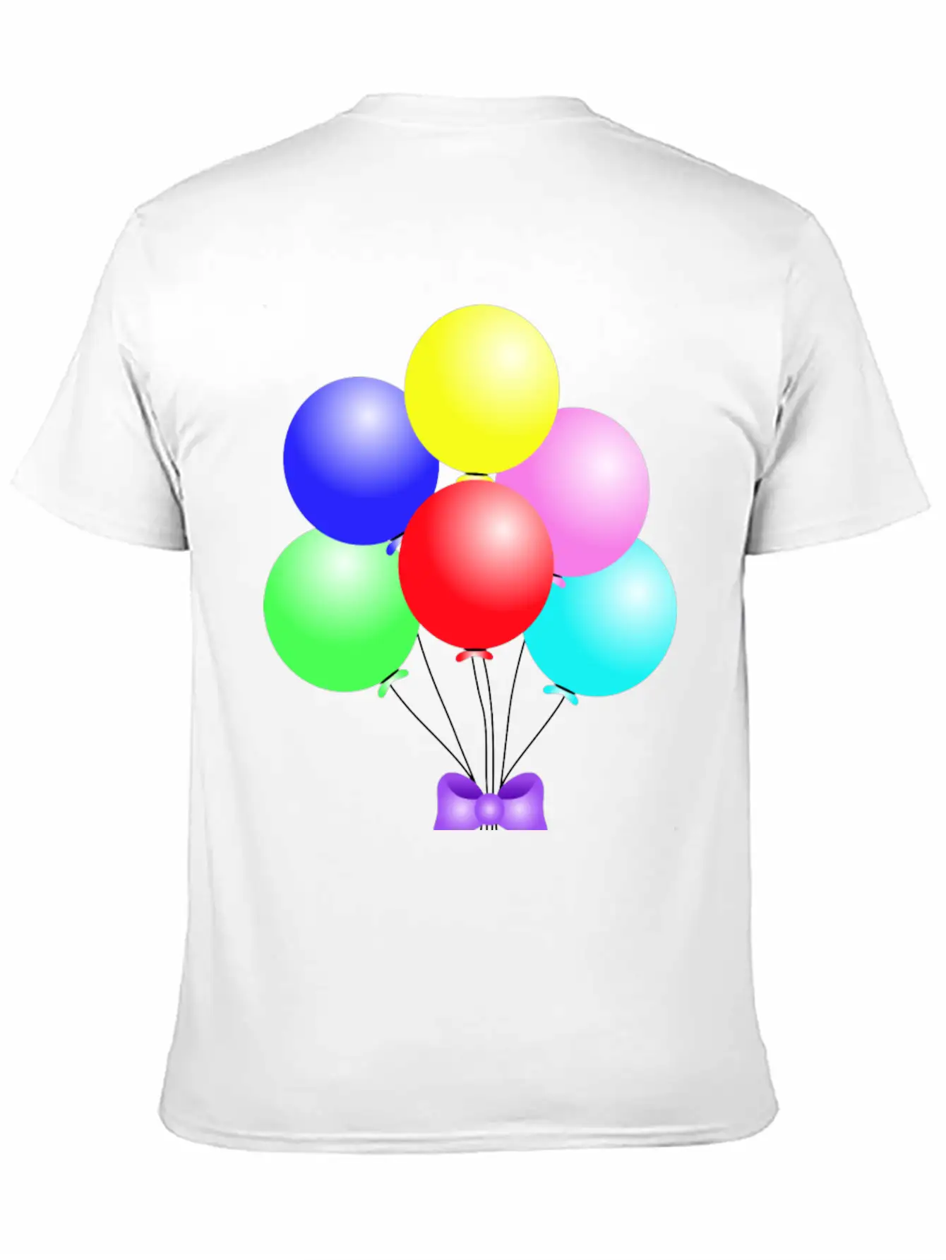 Balloons Comfortable Minimalist Graphic Tee – Summer Style Essential