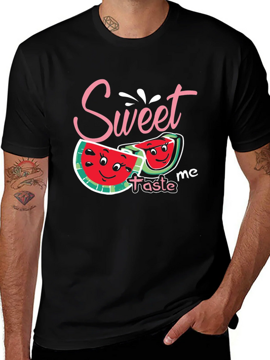 Sweet Taste Watermelon Graphic T-Shirt