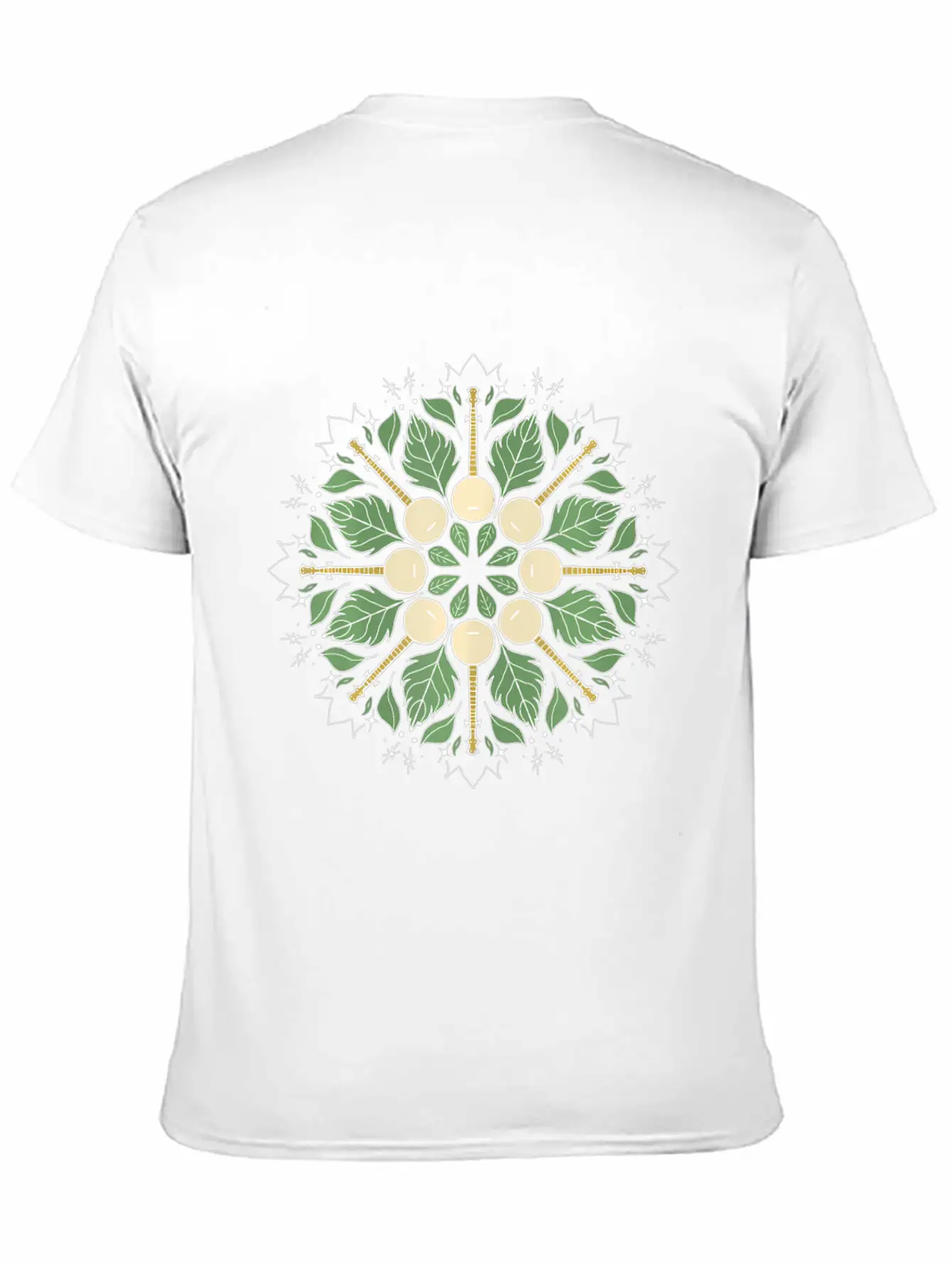Banjo Mandala Bluegrass Mindfulness & Nature Timeless Short Sleeve Tee – Comfy And Minimalist Design