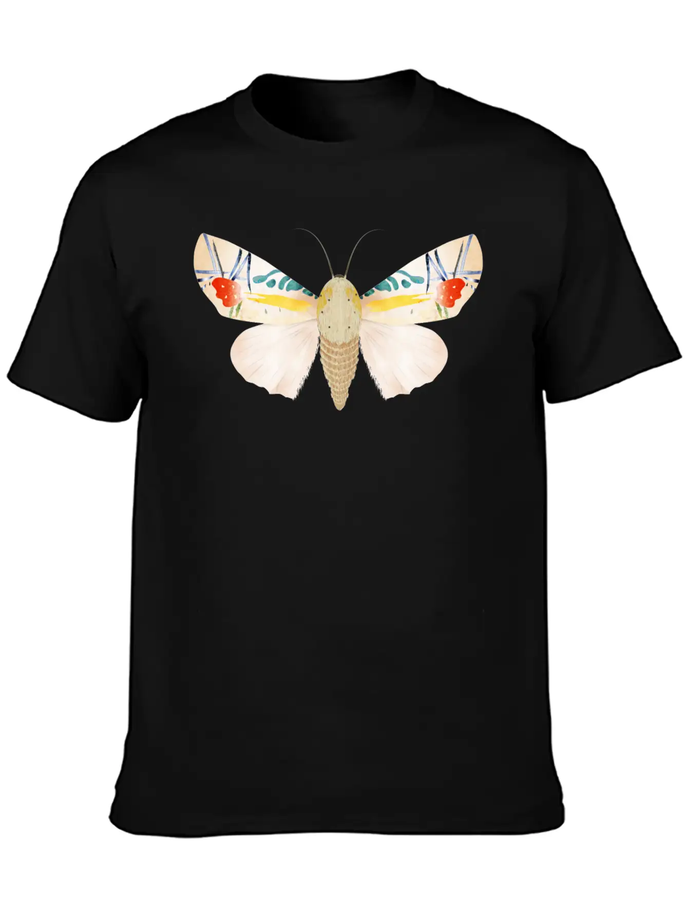 Baorisa Hieroglyphica Rare Butterfly Basic Graphic T-Shirt – Daily Comfort In Soft Cotton