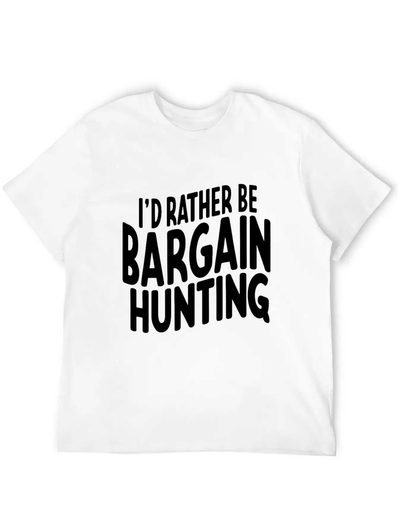Bargain Hunter Yard Sale Design For A Garage Sale Essential Unisex Summer Tee – Soft Cotton Casual Fit