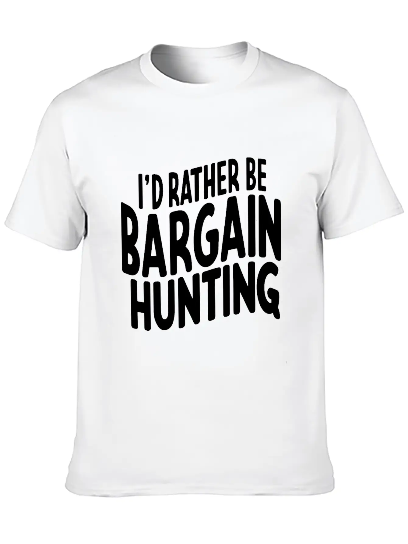 Bargain Hunter Yard Sale Design For A Garage Sale Essential Unisex Summer Tee – Soft Cotton Casual Fit