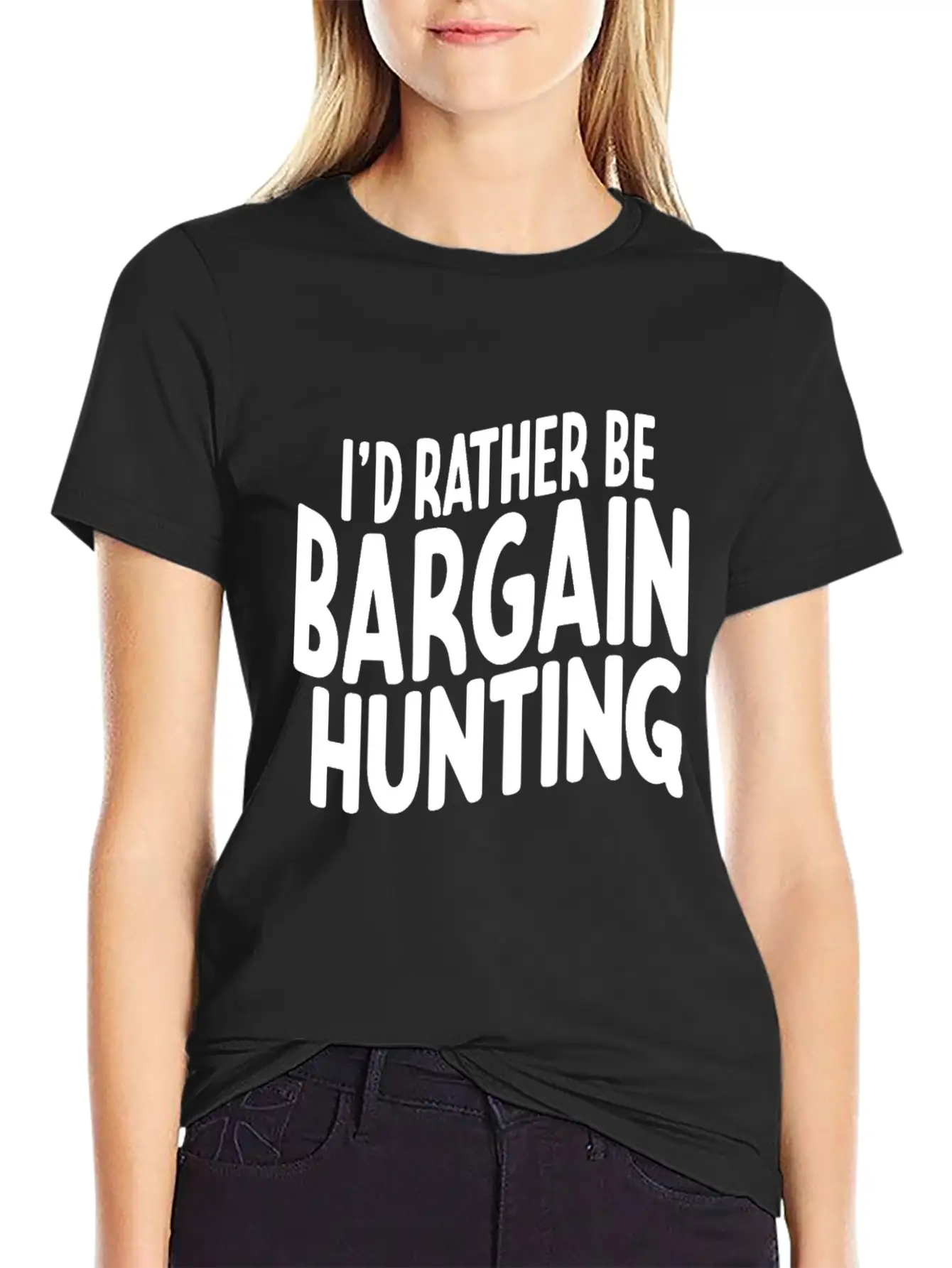 Bargain Hunter Yard Sale Design For A Garage Sale Essential Unisex Summer Tee – Soft Cotton Casual Fit