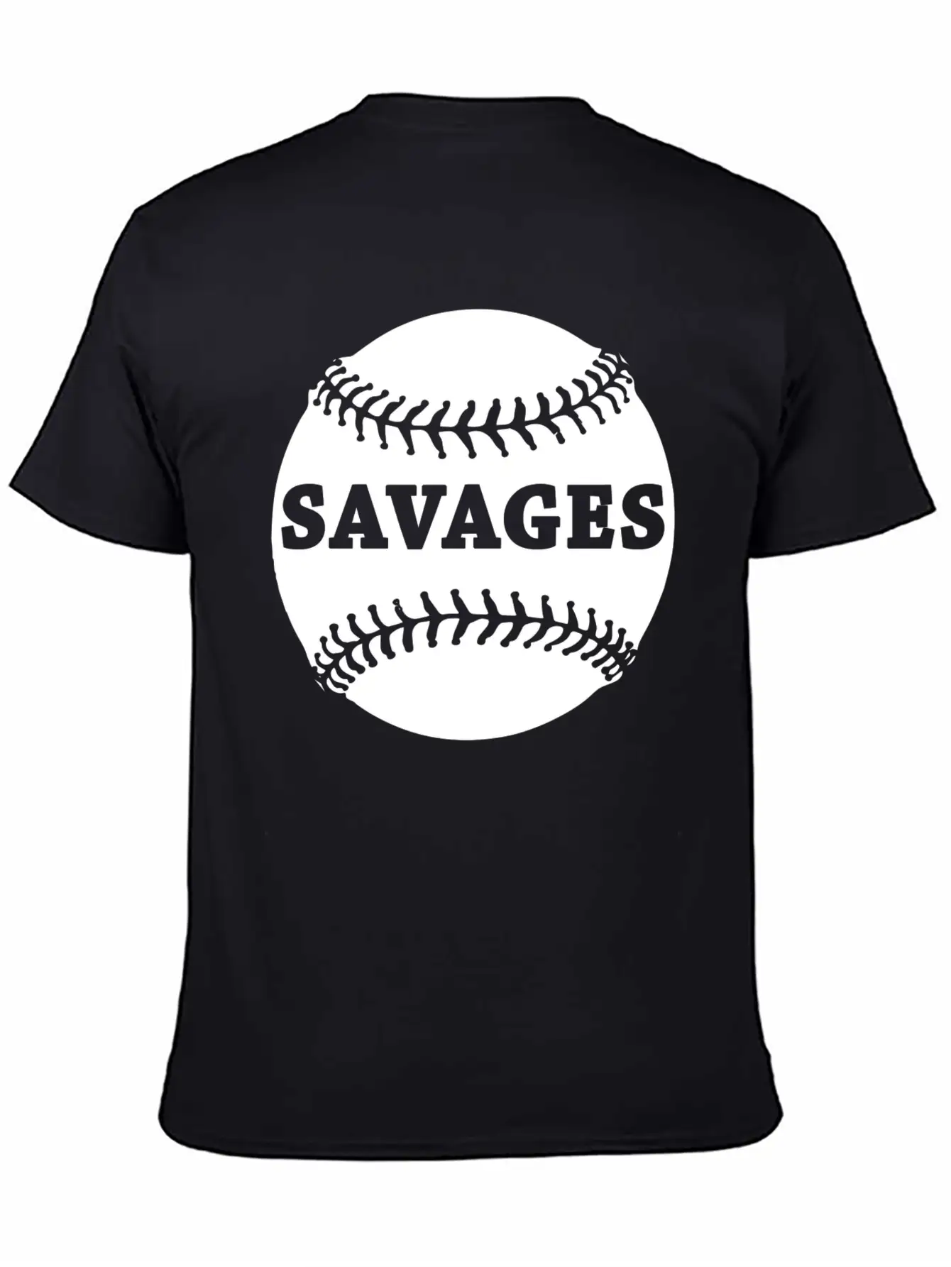Baseball Fans Savages T-Shirt Unisex Short Sleeve Soft Cotton T-Shirt – Casual Everyday Wear