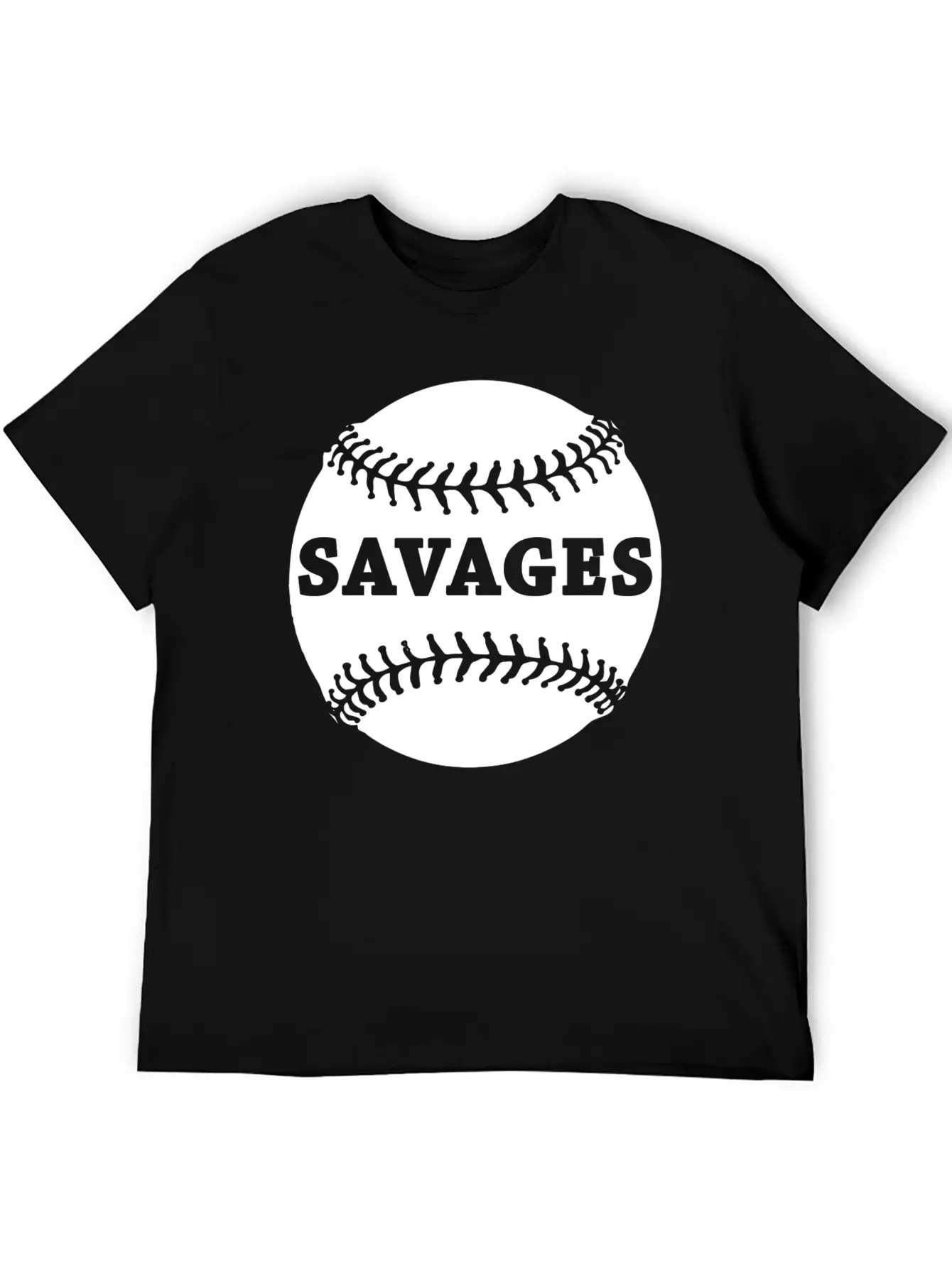 Baseball Fans Savages T-Shirt Unisex Short Sleeve Soft Cotton T-Shirt – Casual Everyday Wear