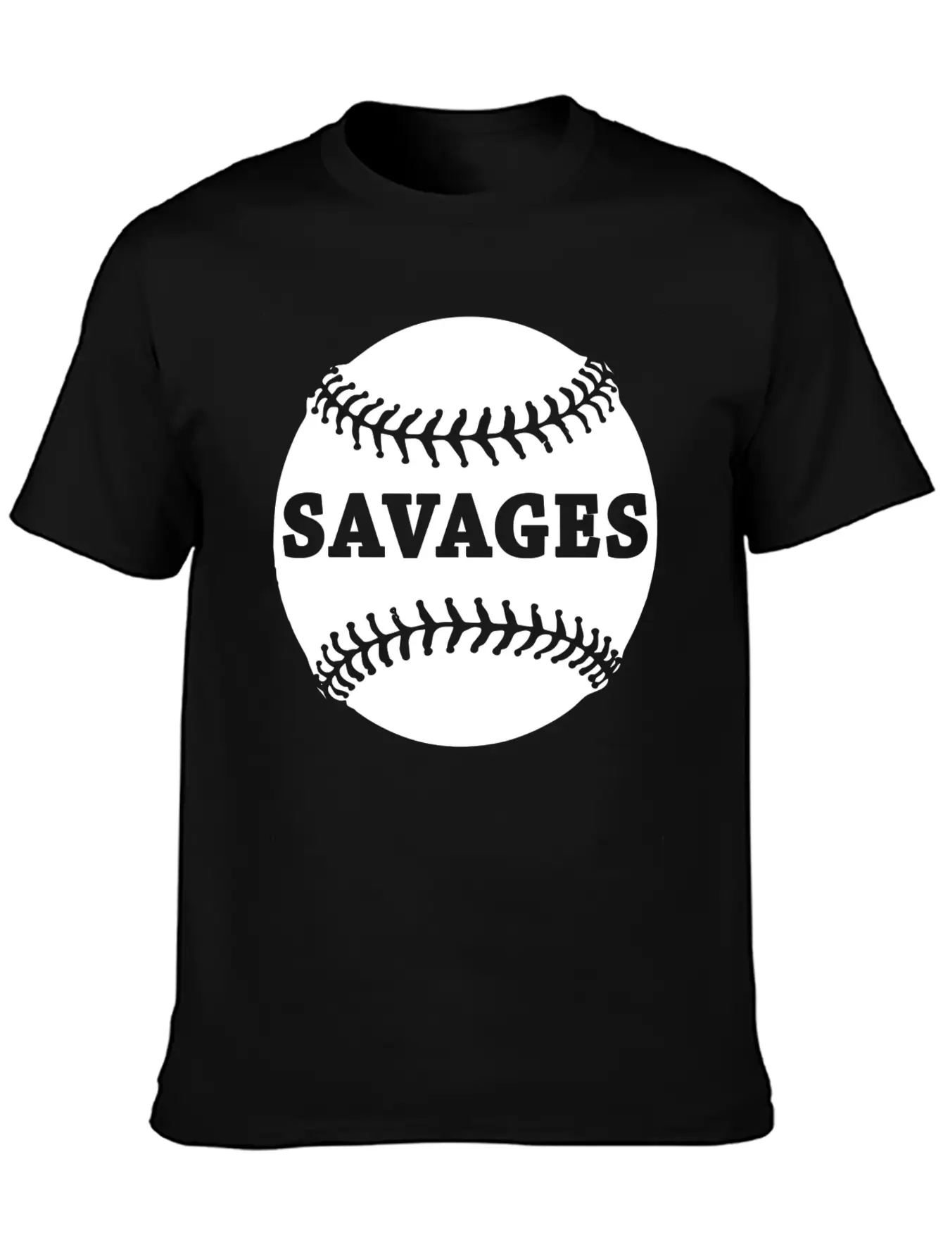 Baseball Fans Savages T-Shirt Unisex Short Sleeve Soft Cotton T-Shirt – Casual Everyday Wear