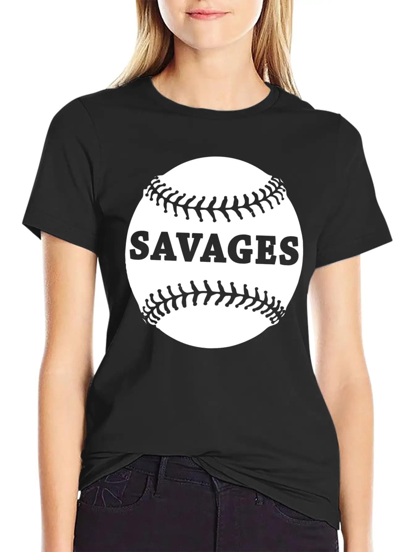 Baseball Fans Savages T-Shirt Unisex Short Sleeve Soft Cotton T-Shirt – Casual Everyday Wear