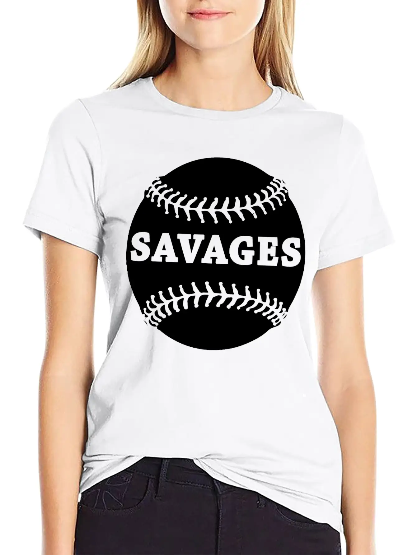 Baseball Fans Savages T-Shirt Unisex Short Sleeve Soft Cotton T-Shirt – Casual Everyday Wear
