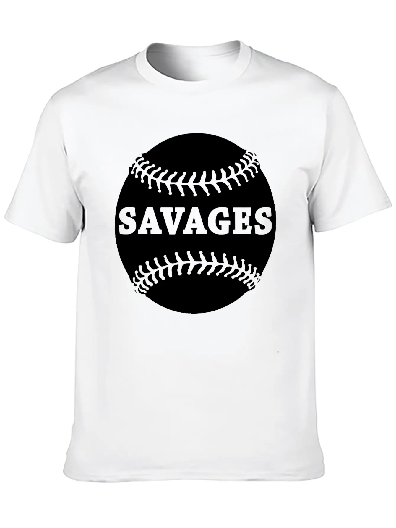 Baseball Fans Savages T-Shirt Unisex Short Sleeve Soft Cotton T-Shirt – Casual Everyday Wear