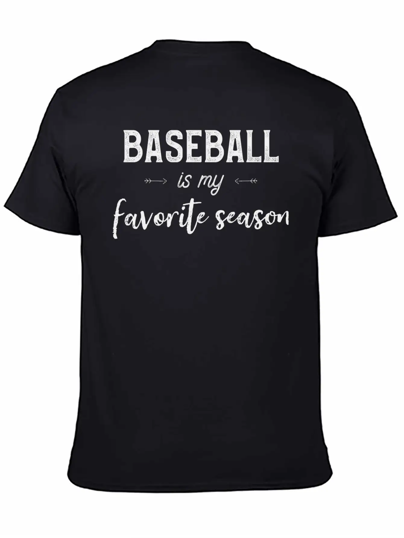 Baseball Is My Favorite Season Stylish Everyday T-Shirt – Unisex Basic Cotton Tee