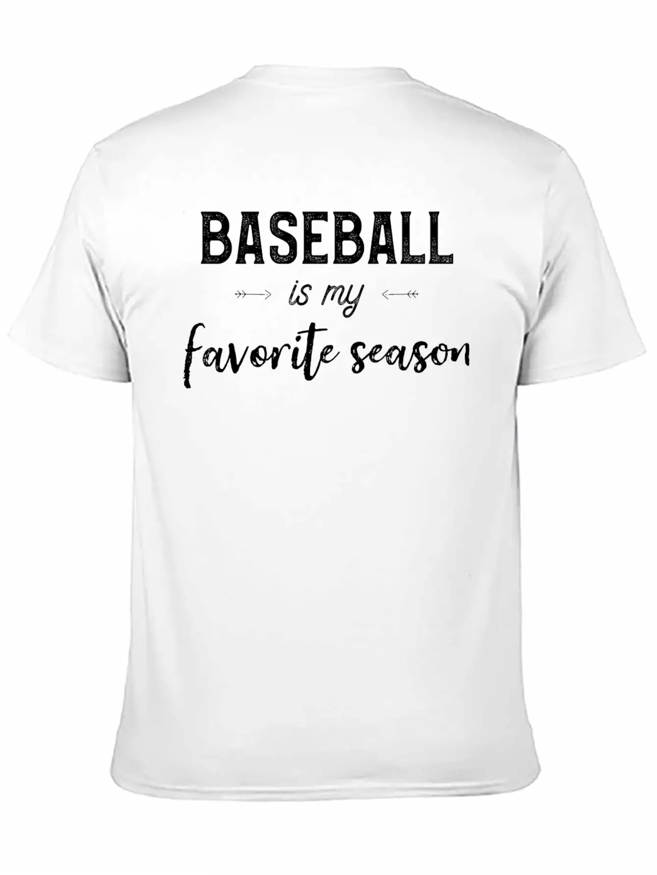 Baseball Is My Favorite Season Stylish Everyday T-Shirt – Unisex Basic Cotton Tee