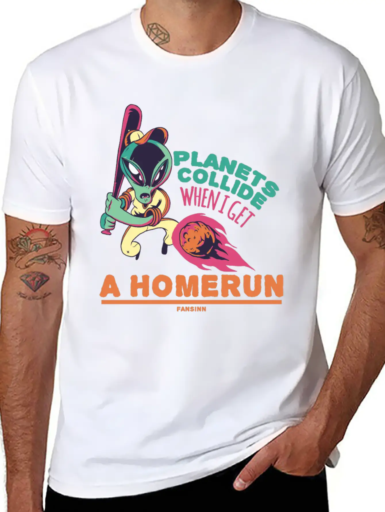 Baseball Space Extraterrestrial UFO Essential Unisex Summer Tee – Soft Cotton Casual Fit