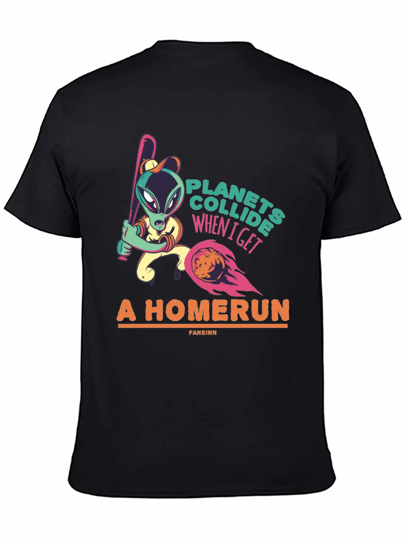Baseball Space Extraterrestrial UFO Essential Unisex Summer Tee – Soft Cotton Casual Fit