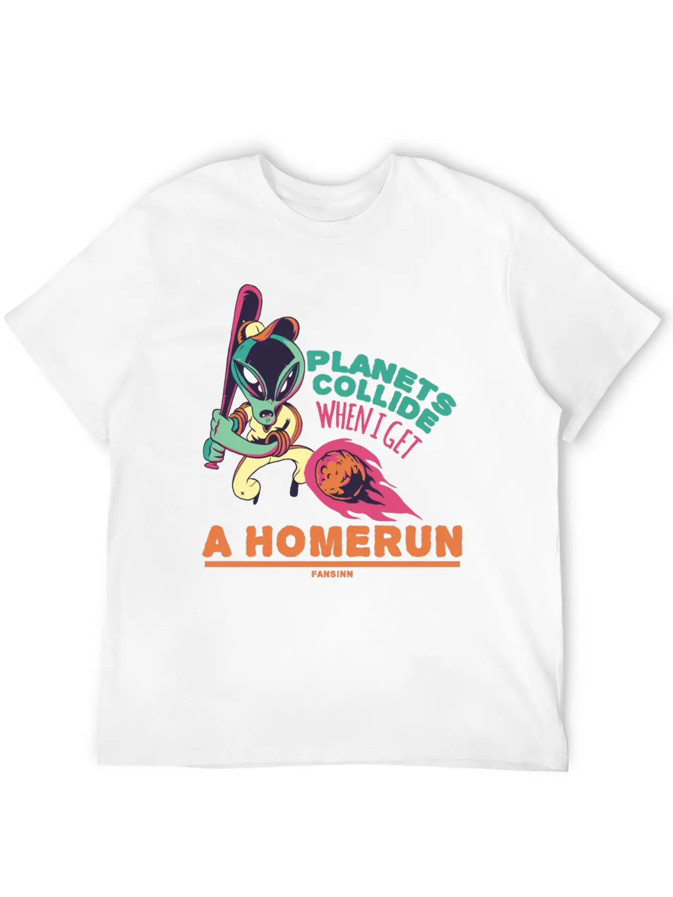 Baseball Space Extraterrestrial UFO Essential Unisex Summer Tee – Soft Cotton Casual Fit