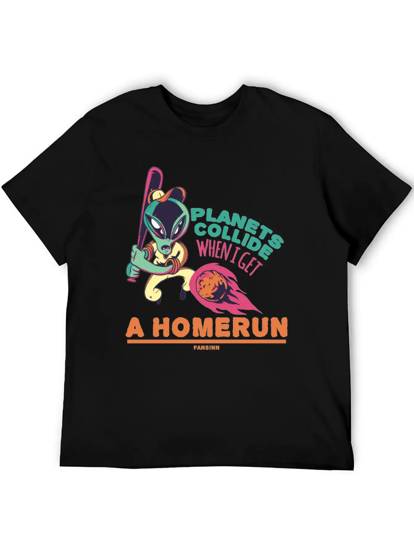 Baseball Space Extraterrestrial UFO Essential Unisex Summer Tee – Soft Cotton Casual Fit