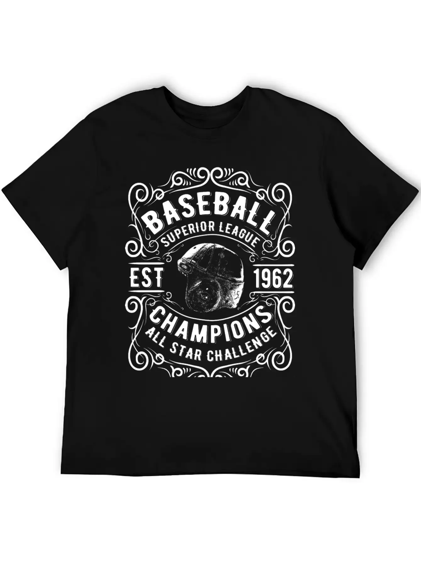 Baseball Superior League. EST 1962. Timeless Short Sleeve Tee – Comfy And Minimalist Design
