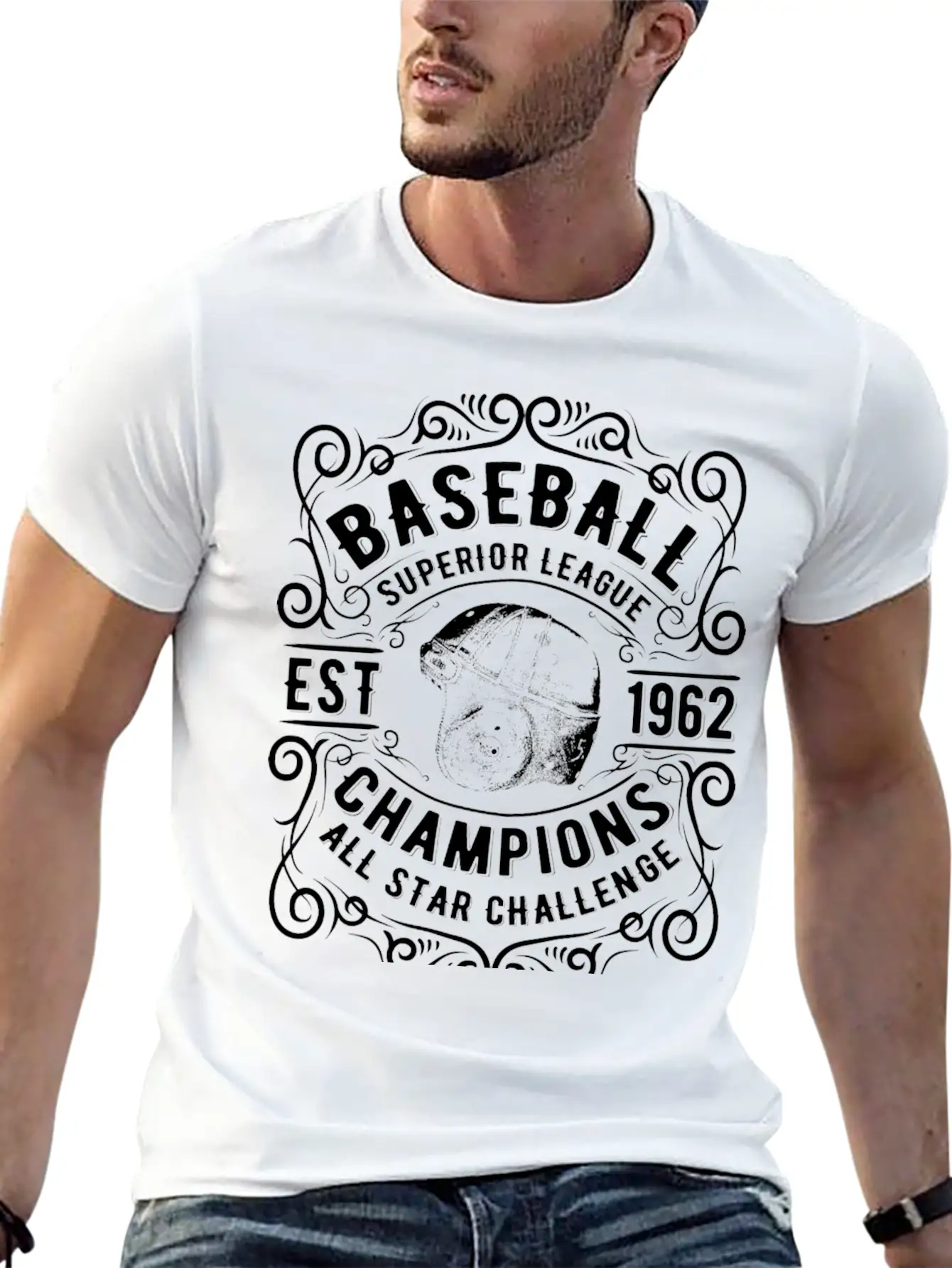 Baseball Superior League. EST 1962. Timeless Short Sleeve Tee – Comfy And Minimalist Design