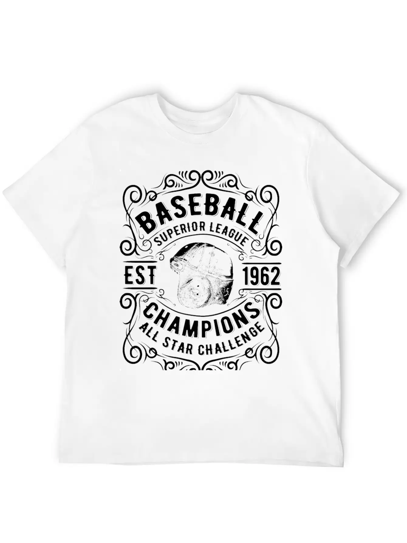 Baseball Superior League. EST 1962. Timeless Short Sleeve Tee – Comfy And Minimalist Design
