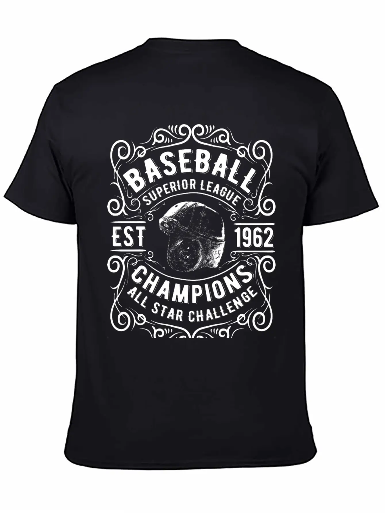 Baseball Superior League. EST 1962. Timeless Short Sleeve Tee – Comfy And Minimalist Design