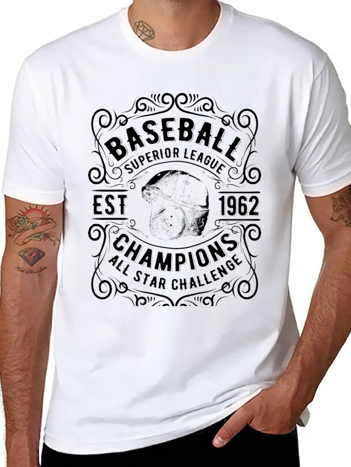 Baseball Superior League. EST 1962. Timeless Short Sleeve Tee – Comfy And Minimalist Design