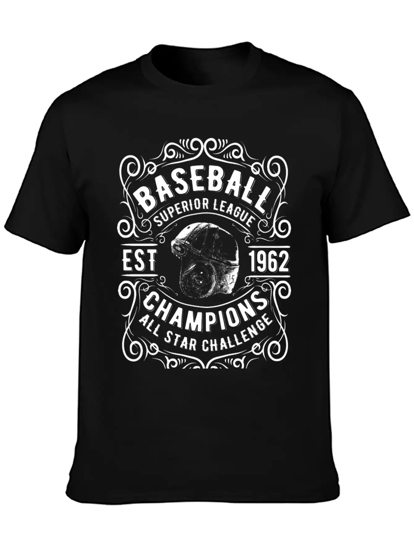Baseball Superior League. EST 1962. Timeless Short Sleeve Tee – Comfy And Minimalist Design