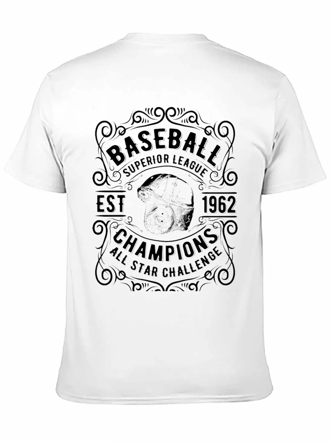 Baseball Superior League. EST 1962. Timeless Short Sleeve Tee – Comfy And Minimalist Design