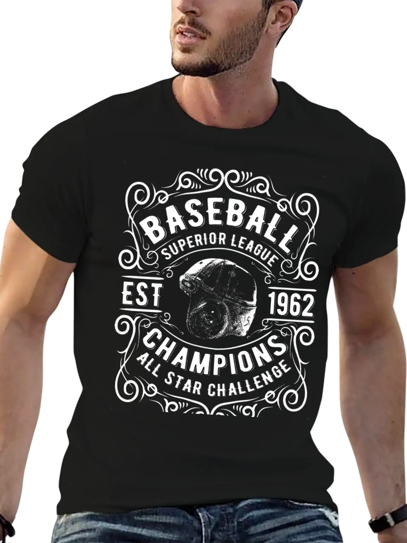 Baseball Superior League. EST 1962. Timeless Short Sleeve Tee – Comfy And Minimalist Design
