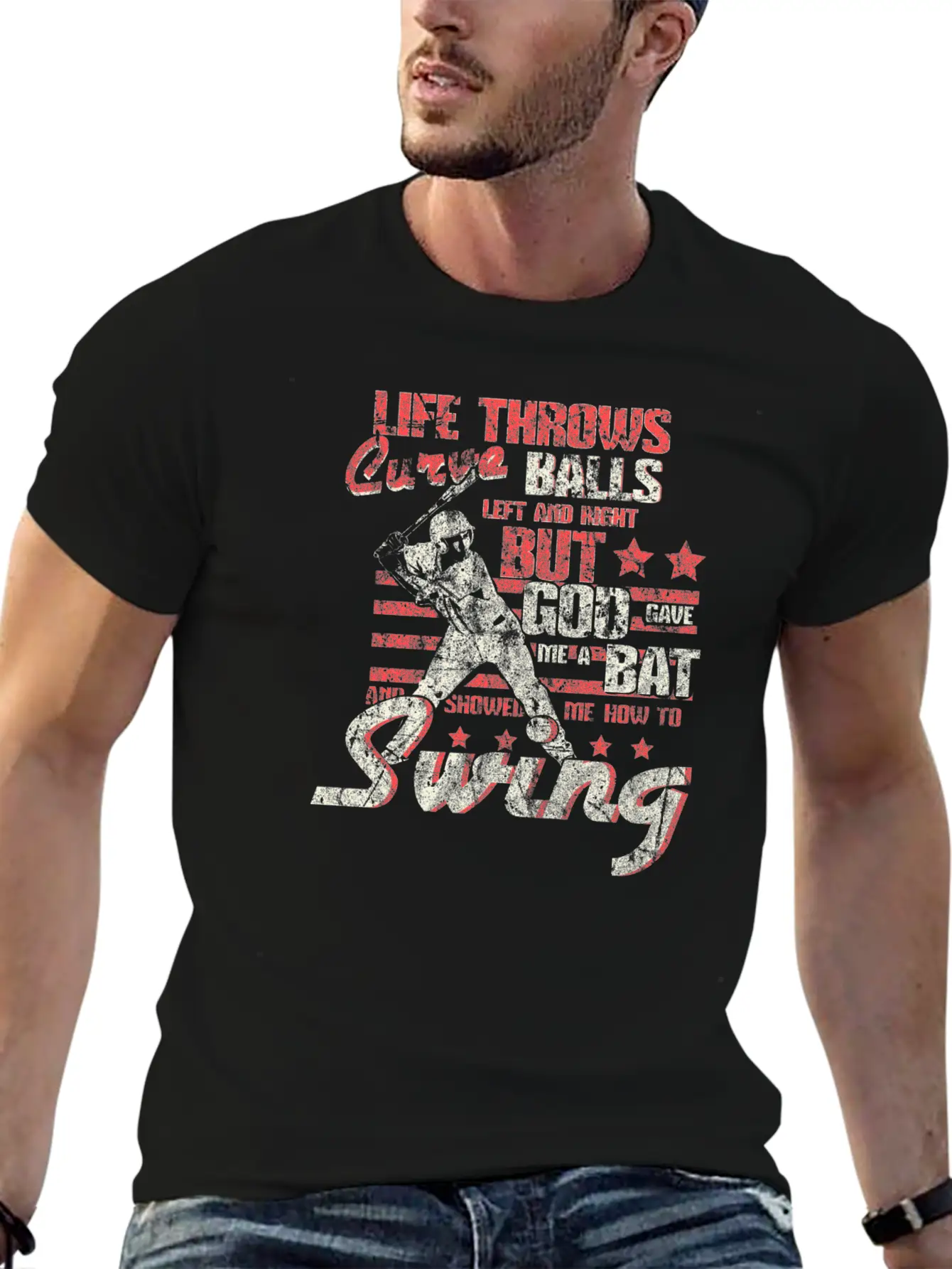 Baseball Unisex Short Sleeve Soft Cotton T-Shirt – Casual Everyday Wear