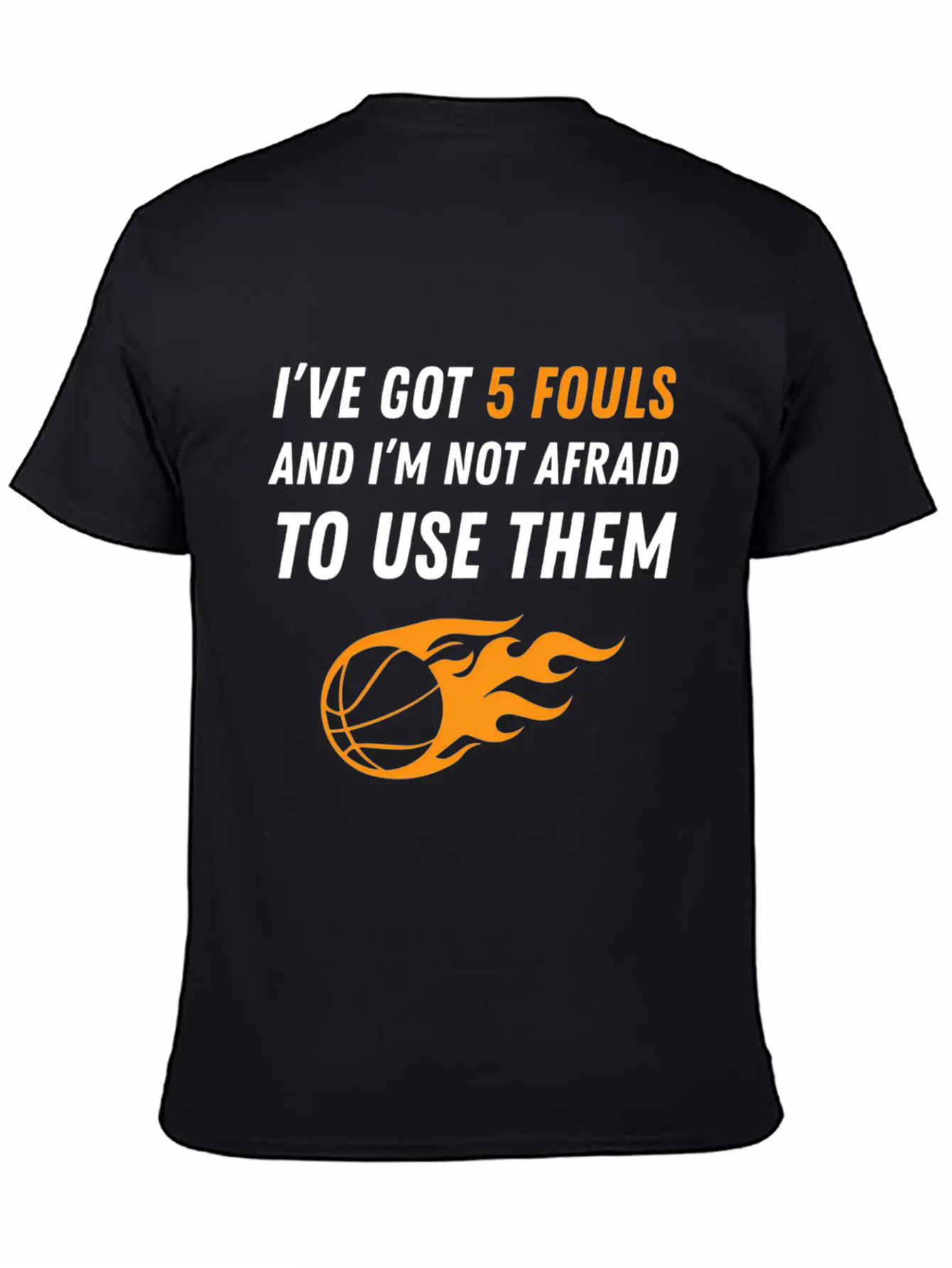 Basketball 5 Fouls Essential Unisex Summer Tee – Soft Cotton Casual Fit