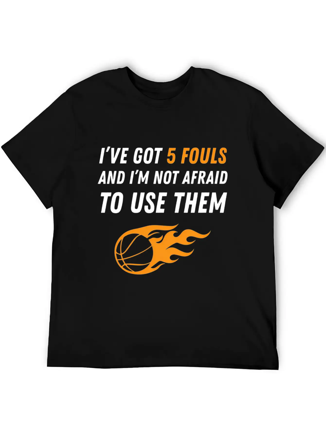 Basketball 5 Fouls Essential Unisex Summer Tee – Soft Cotton Casual Fit