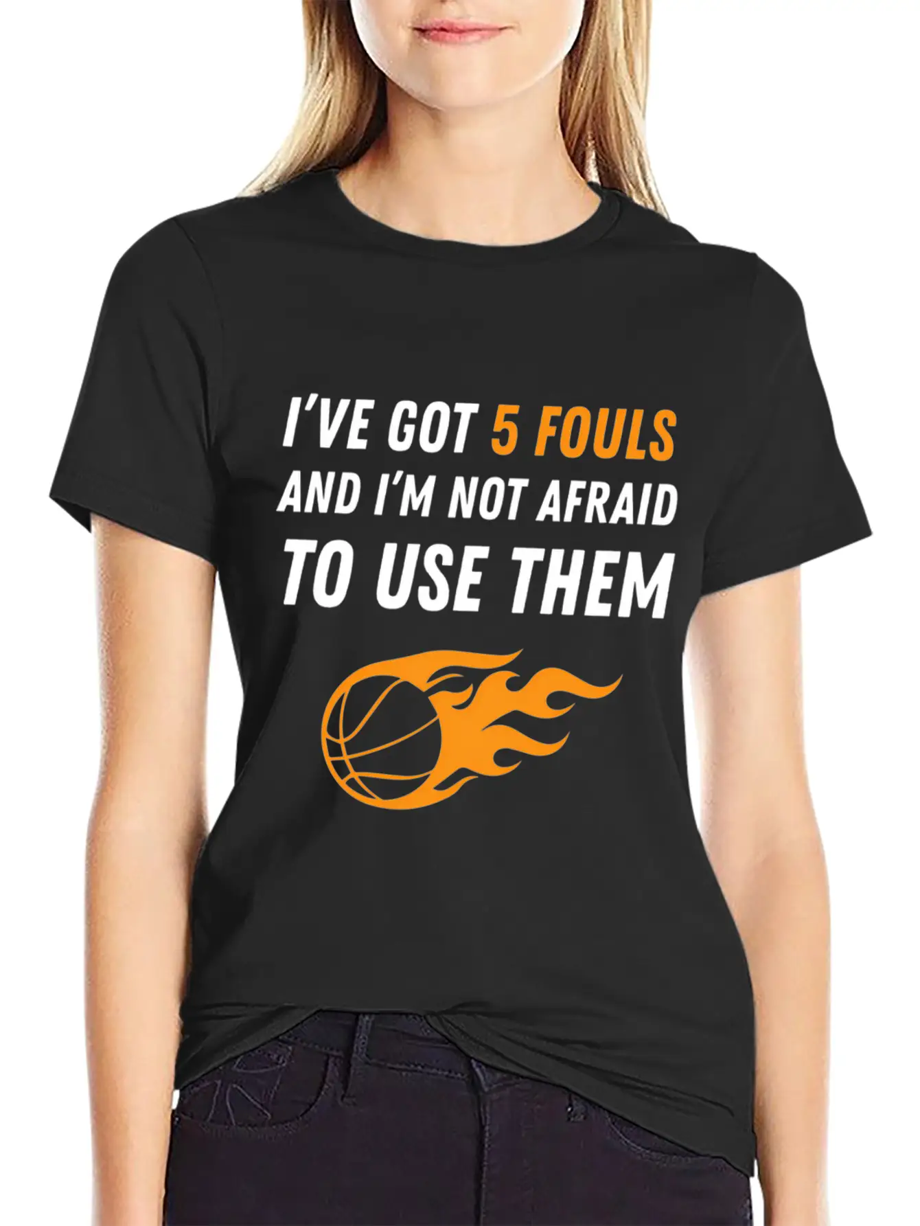 Basketball 5 Fouls Essential Unisex Summer Tee – Soft Cotton Casual Fit