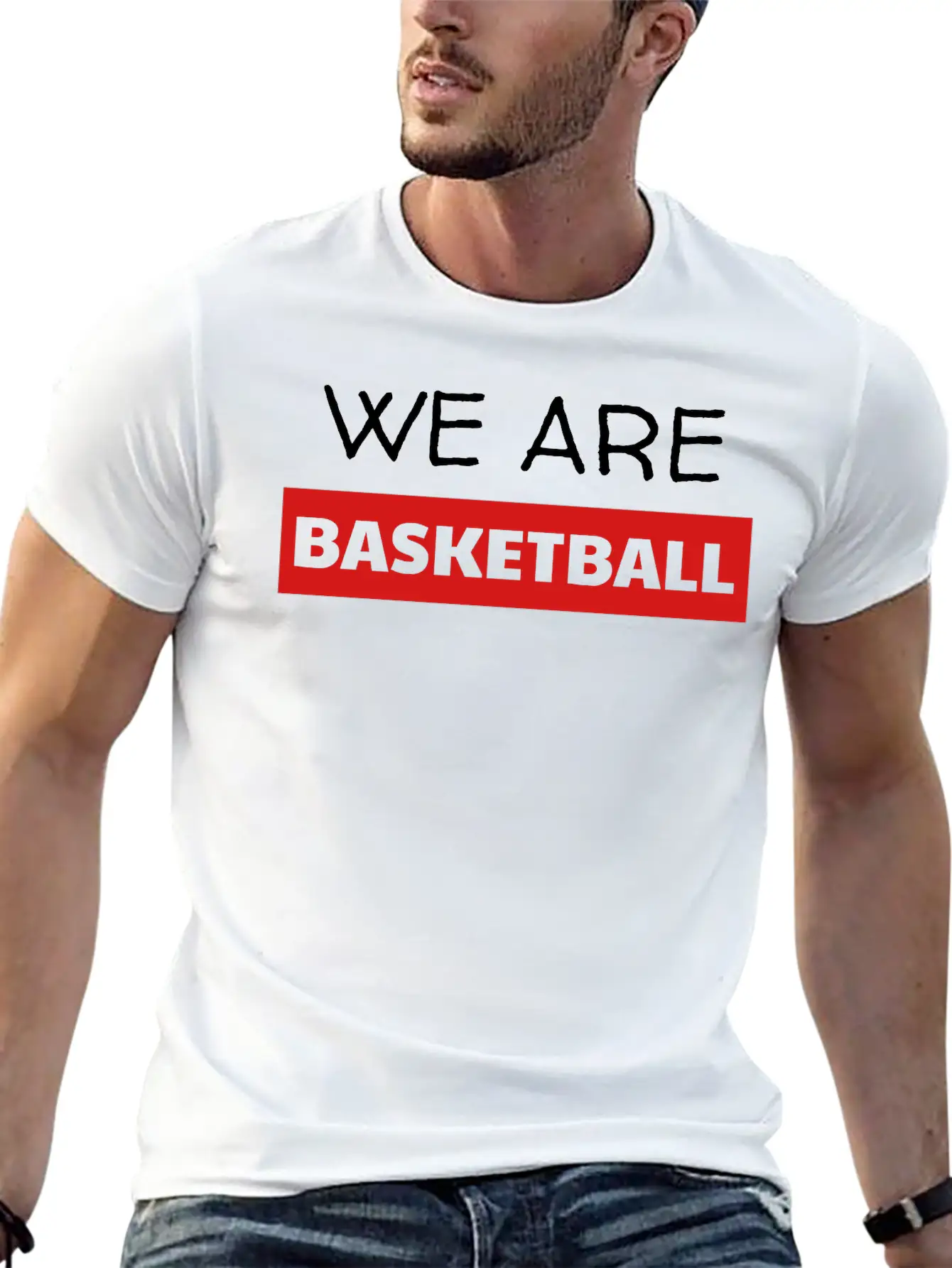 Basketball Basket Ball Basket-Ball Game Sport Stylish Everyday T-Shirt – Unisex Basic Cotton Tee