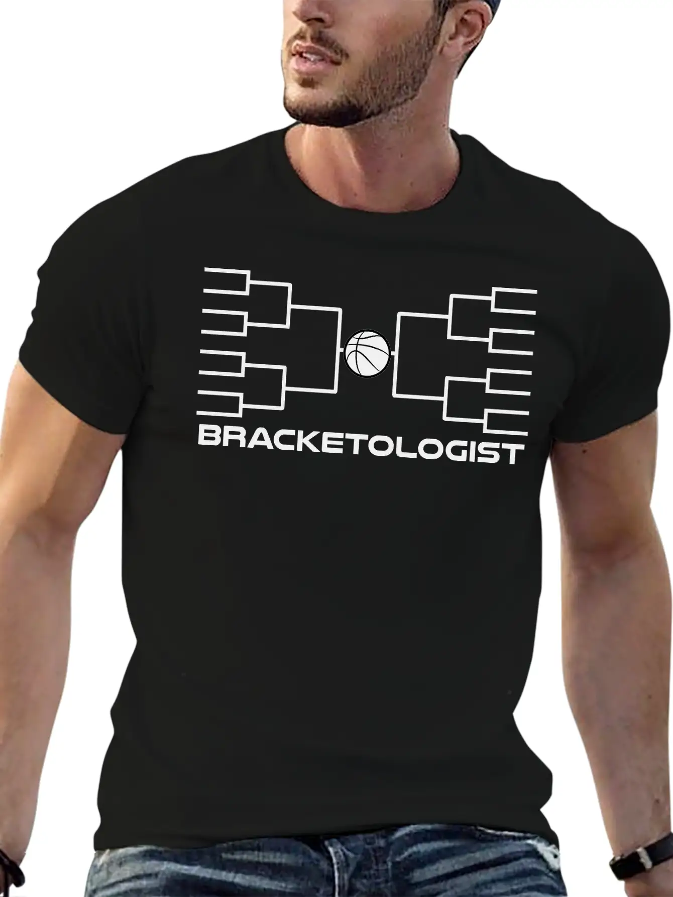 Basketball Bracketologist Bracket Pro Comfortable Minimalist Graphic Tee – Summer Style Essential