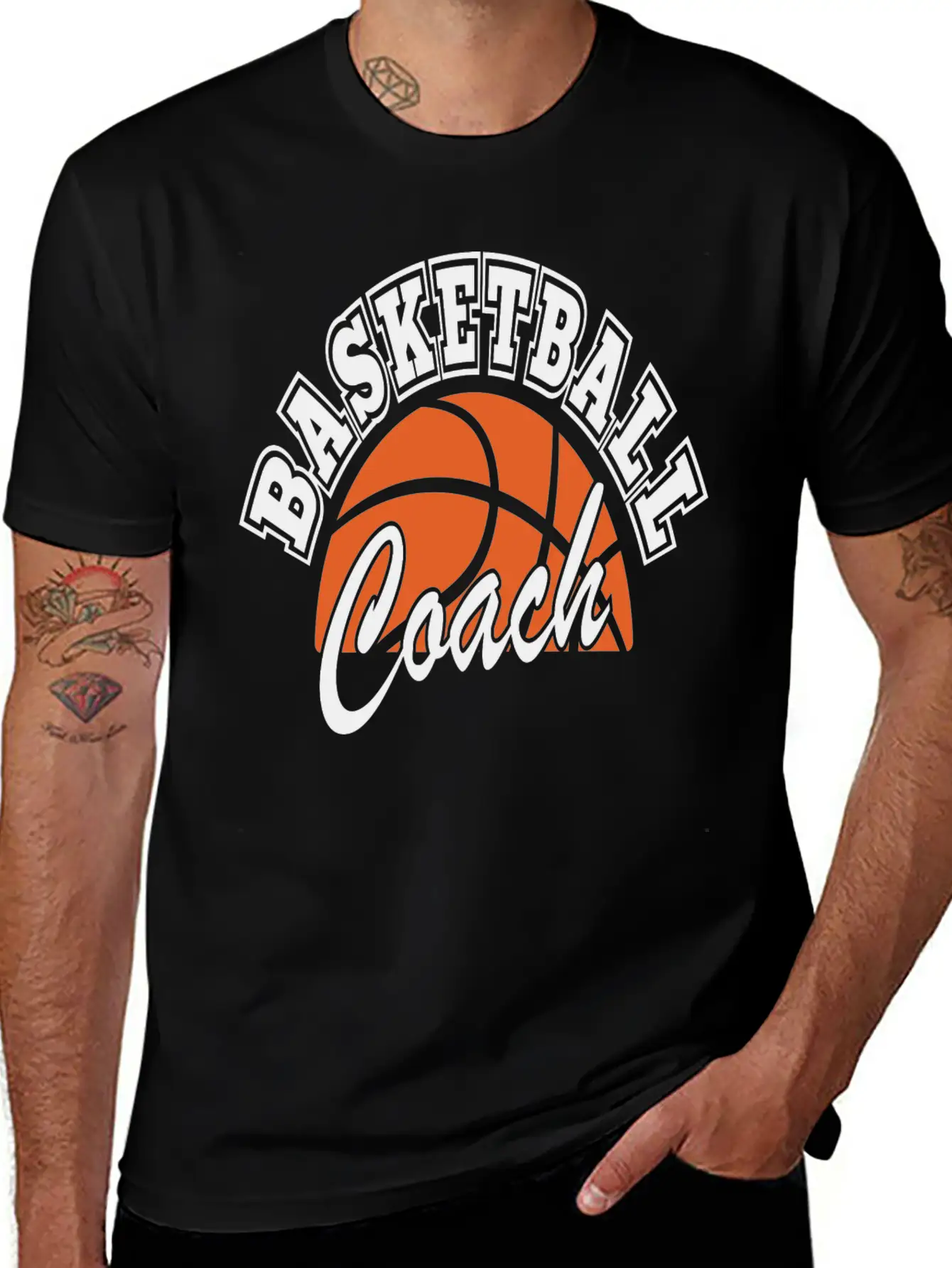 Basketball Coach Basic Graphic T-Shirt – Daily Comfort In Soft Cotton